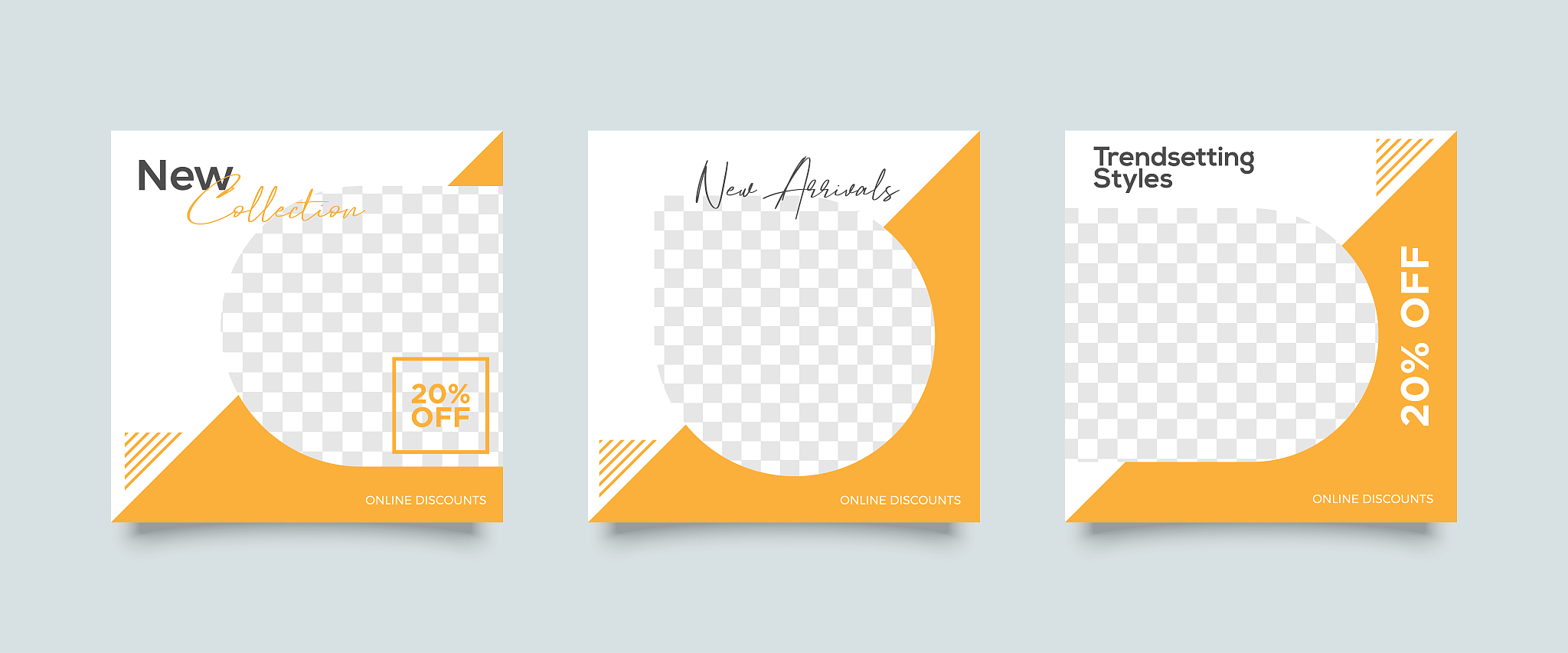 fashion social media post template