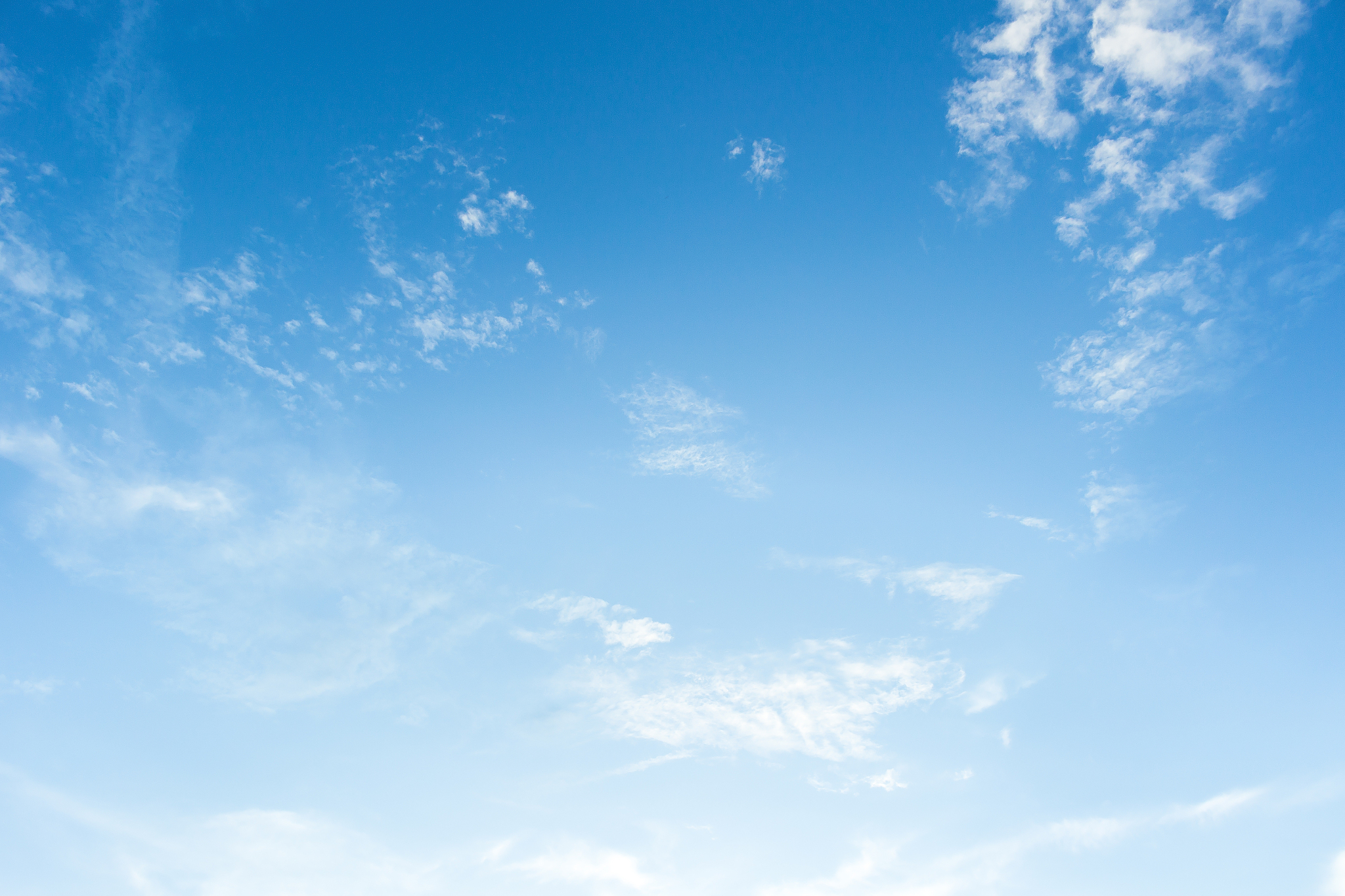 world environment day concept: blue sky with cloud