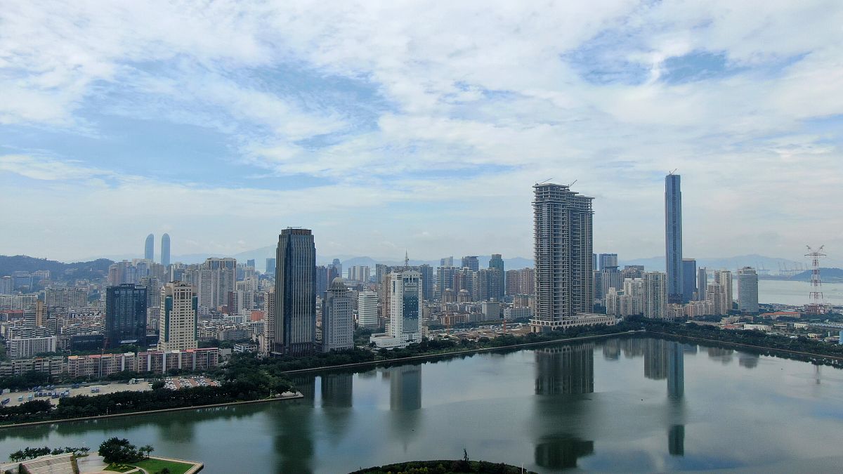 城市的景色