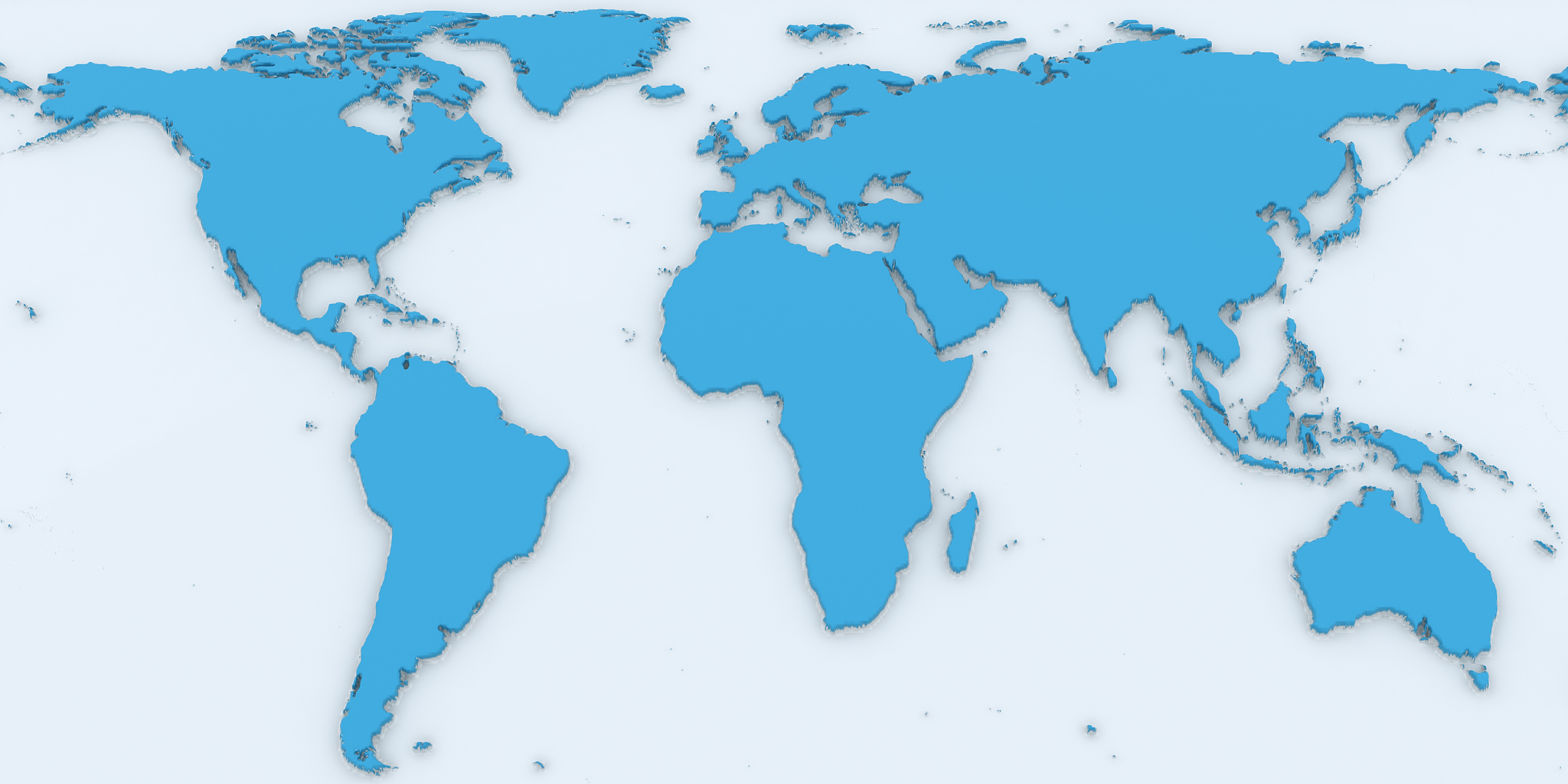 world map 3d concept