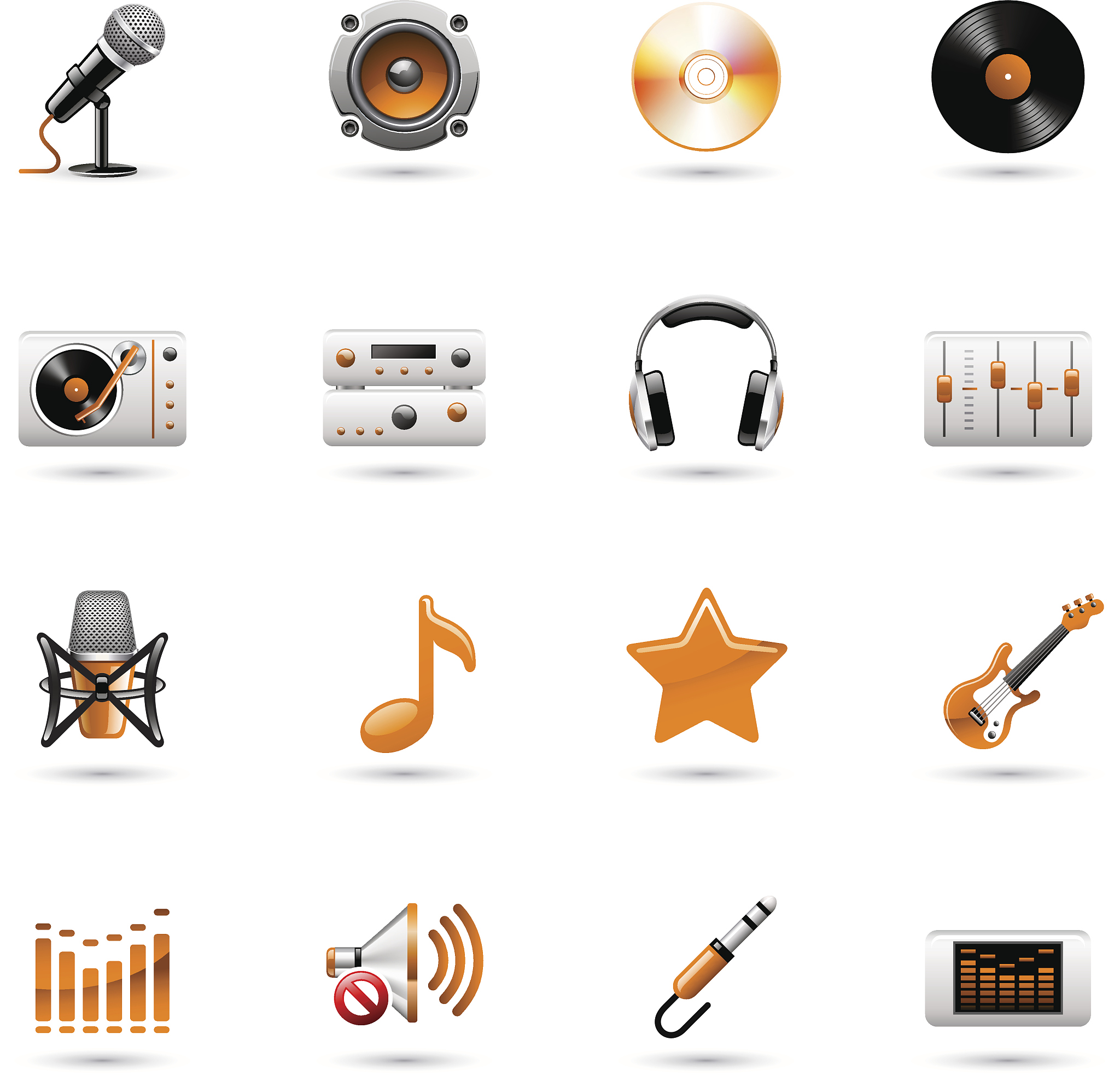 music icon set
