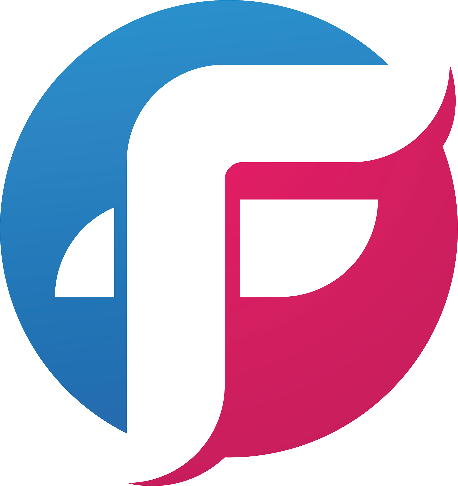 f logo icon design