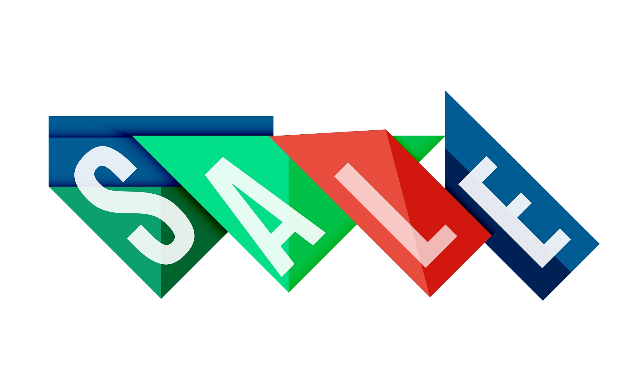 sale word label banner