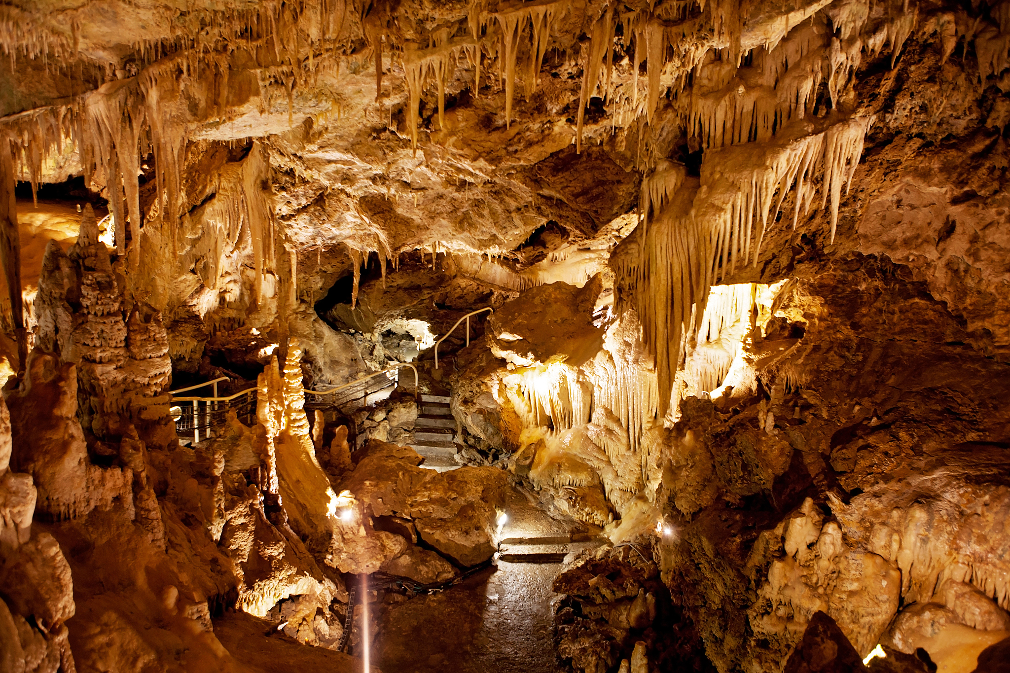view of inside of a cave
