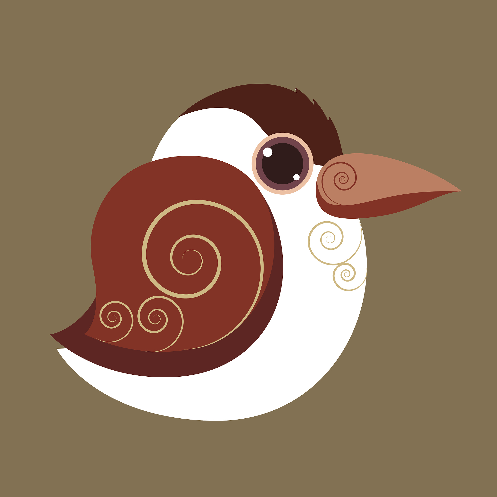 african pygmy cute bird abstract prehistoric color