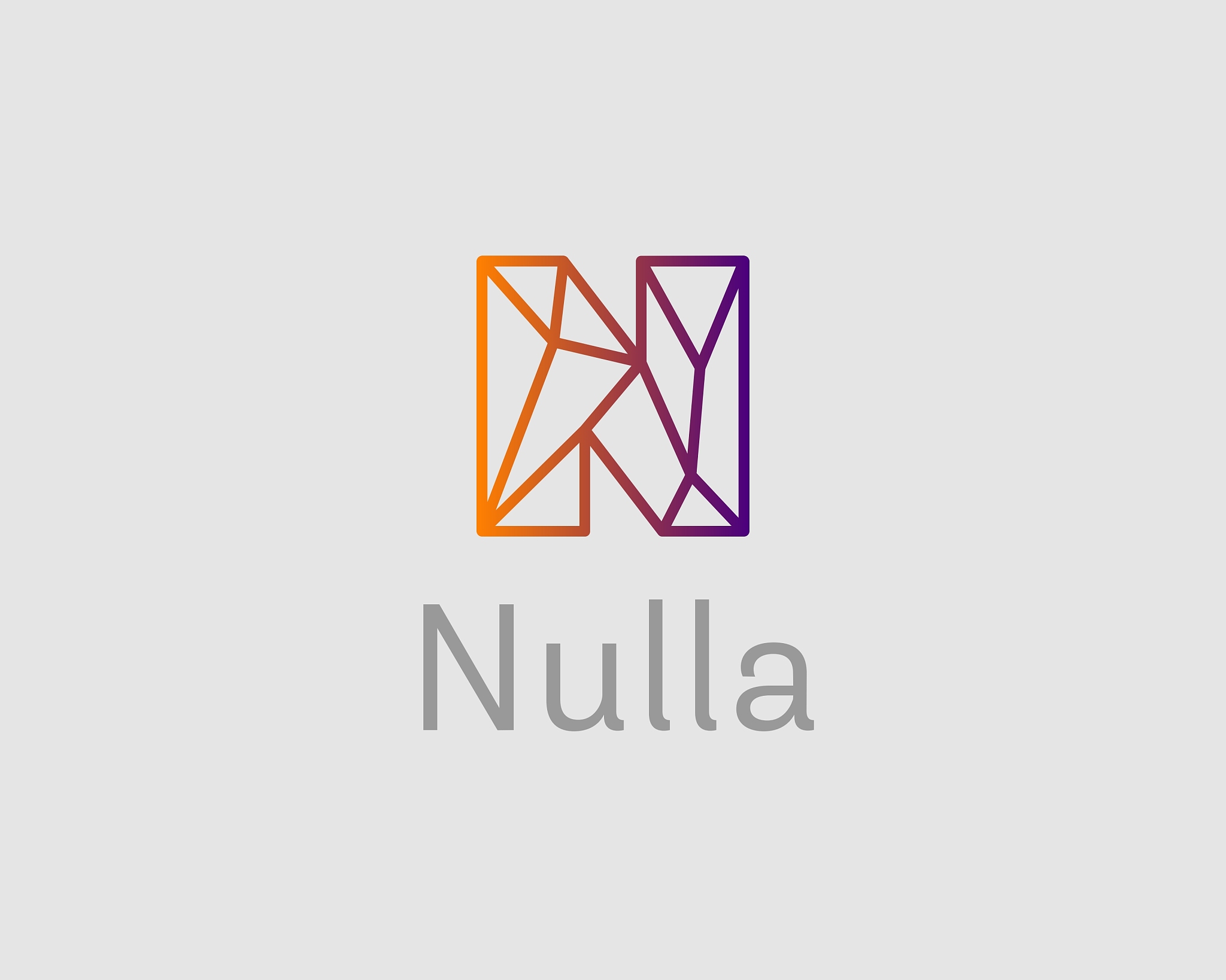 abstract trend letter n logo design template