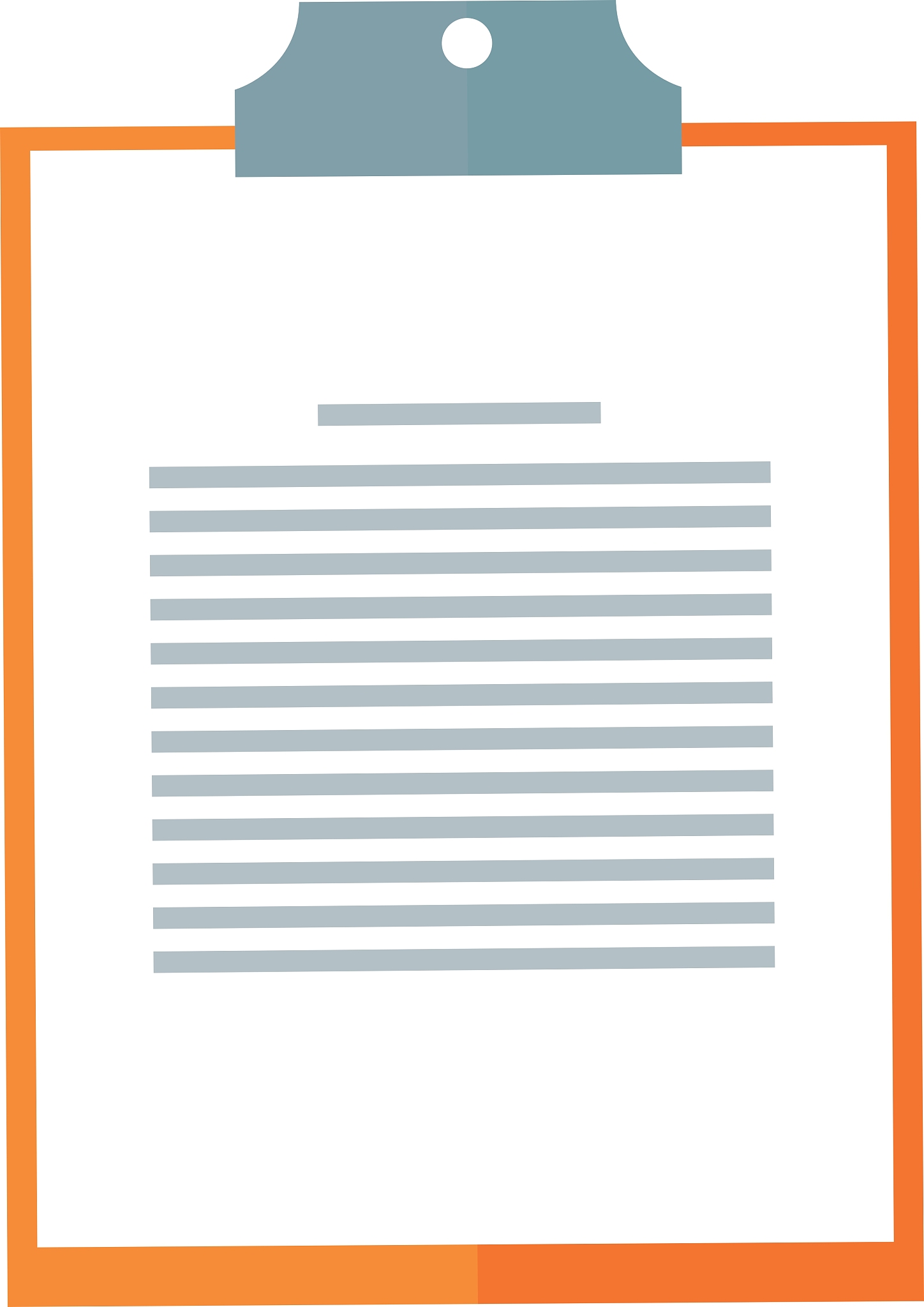 clipboard with paper icon