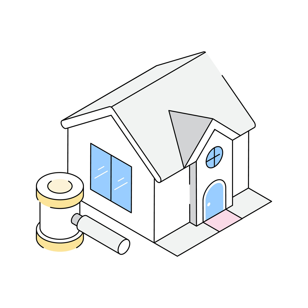 用房子简笔画做积木店铺，创意无限！