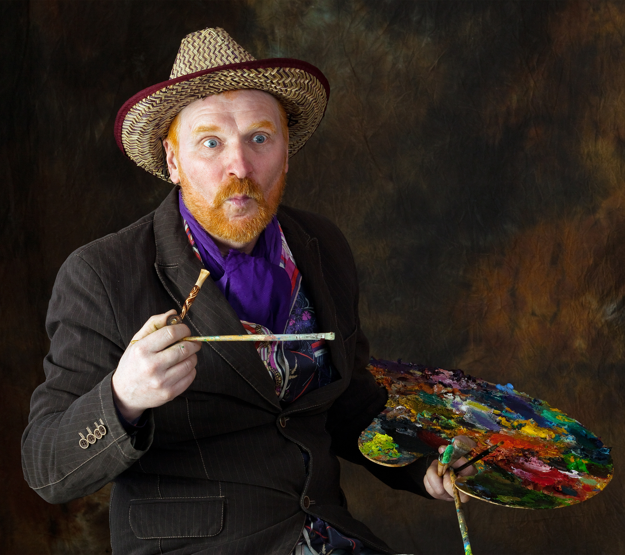 群聊记录：关于梵高的搞笑对话