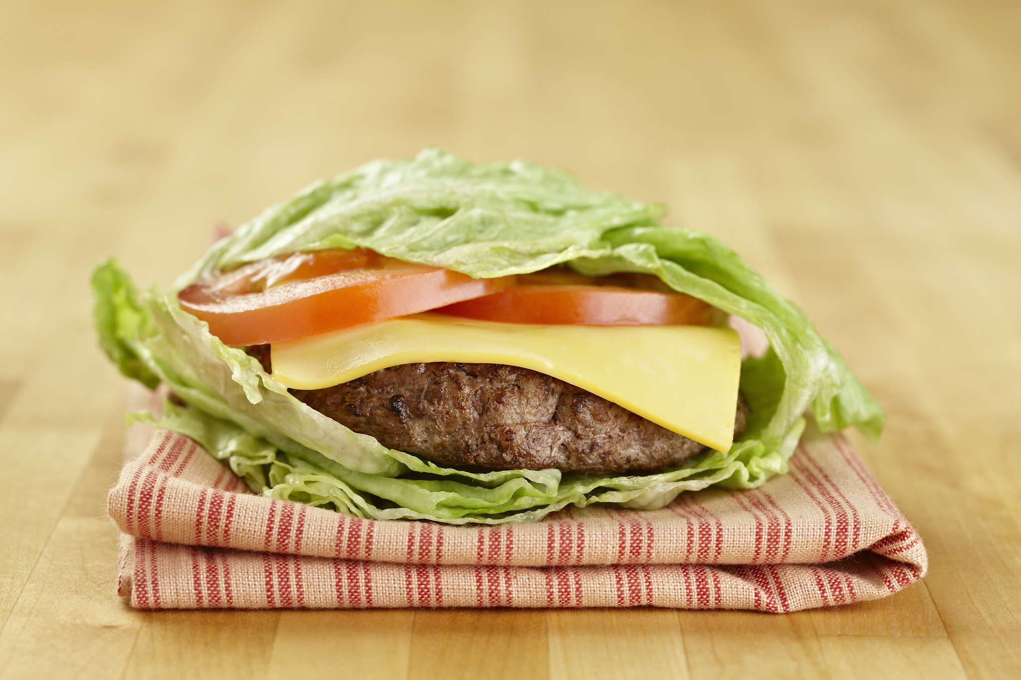 hamburger without bun