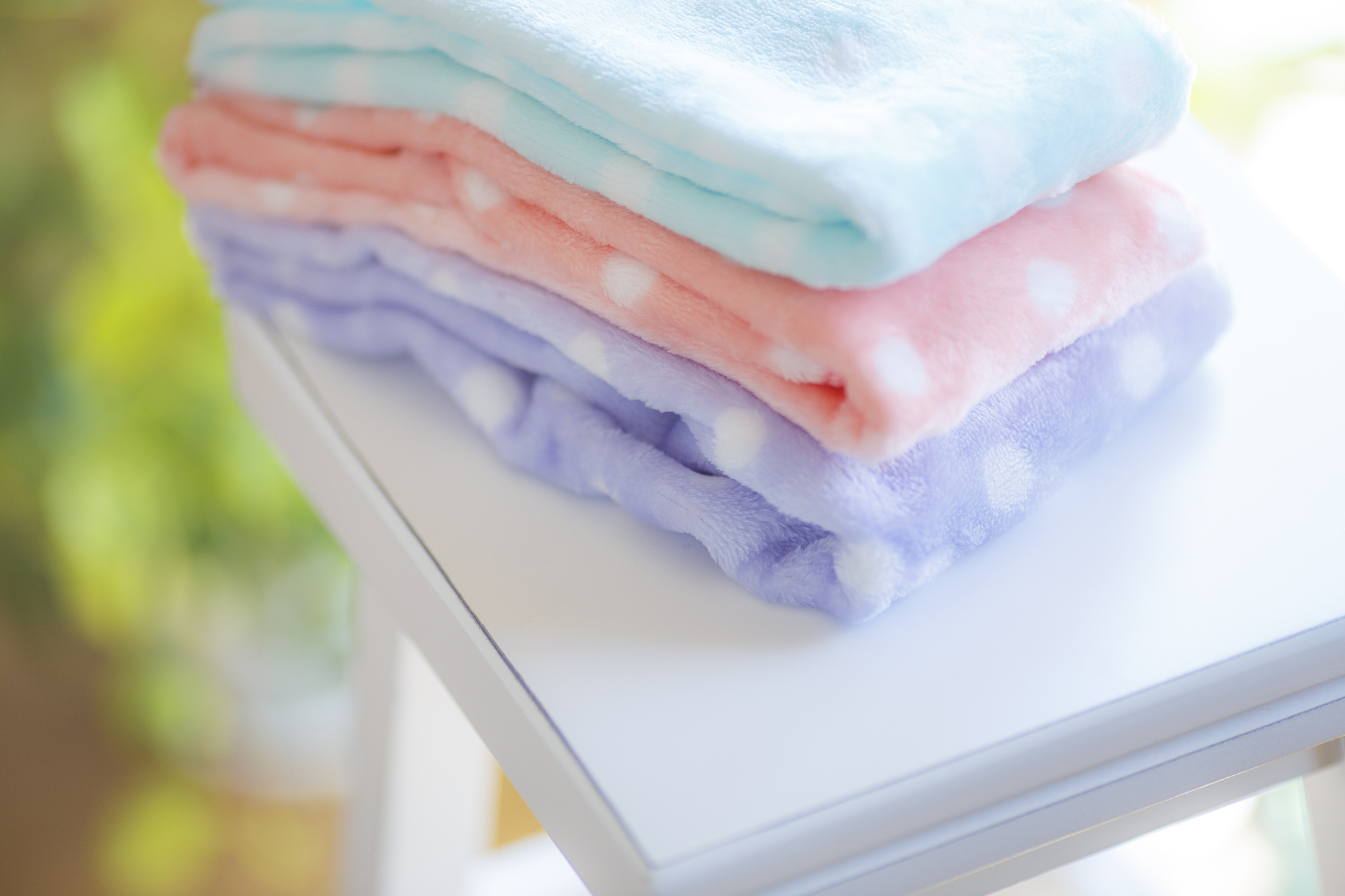 natural light and towel