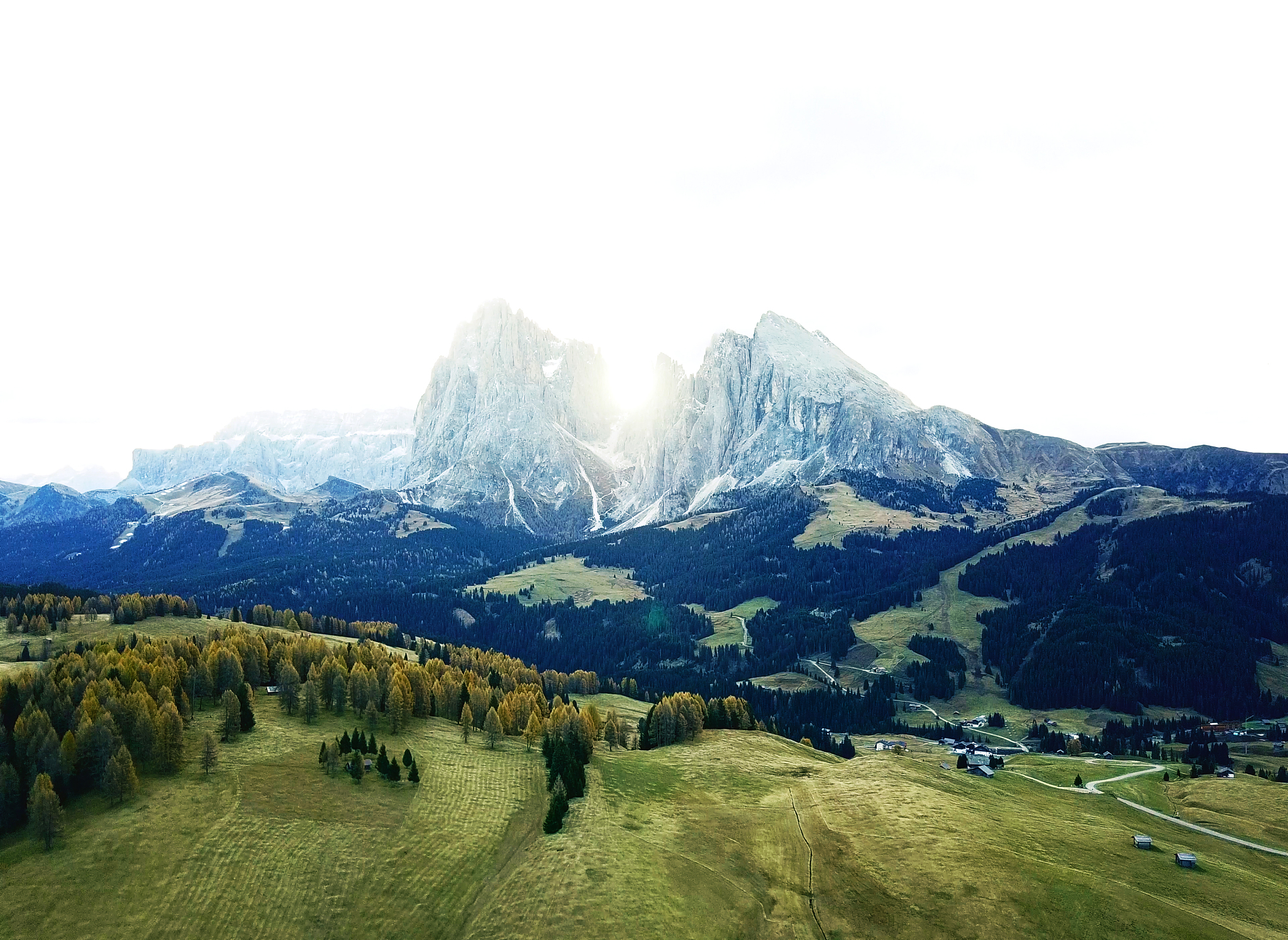 alpi di siusi landscape