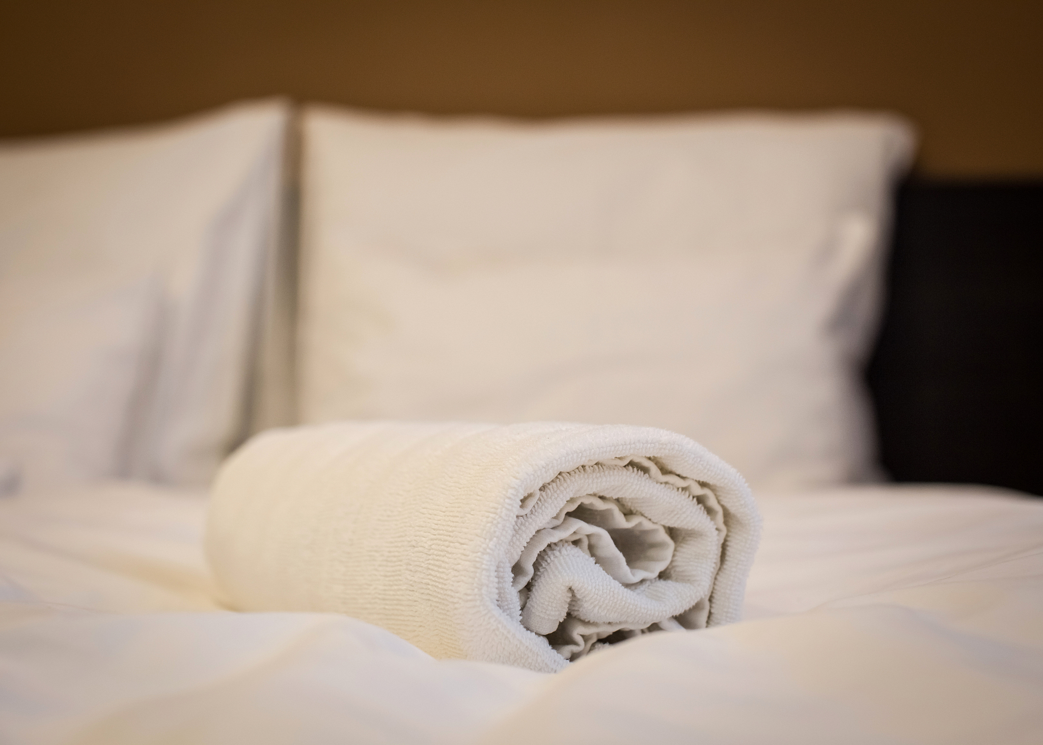 a white towel
