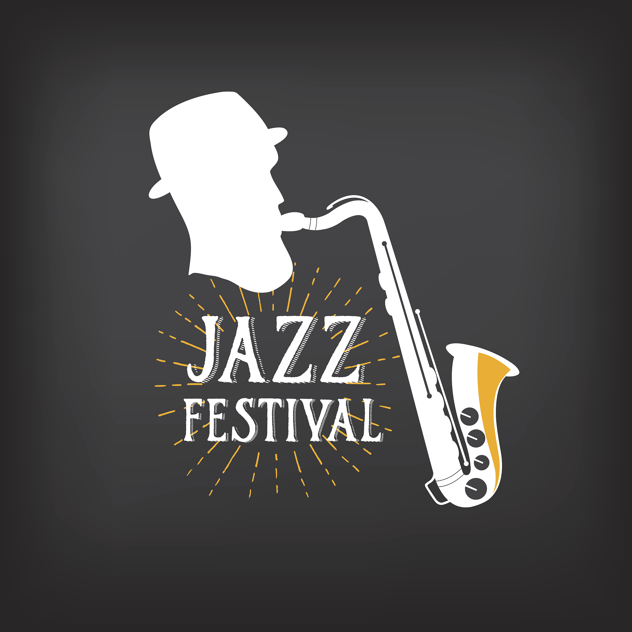 jazz music party design.