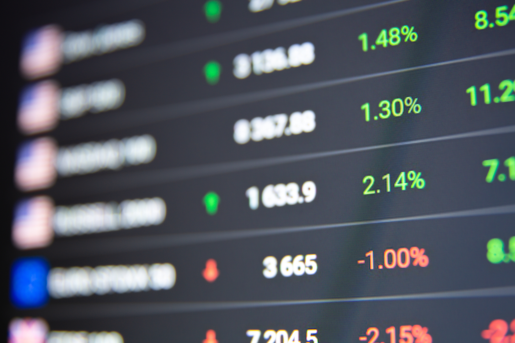 stock market chart background