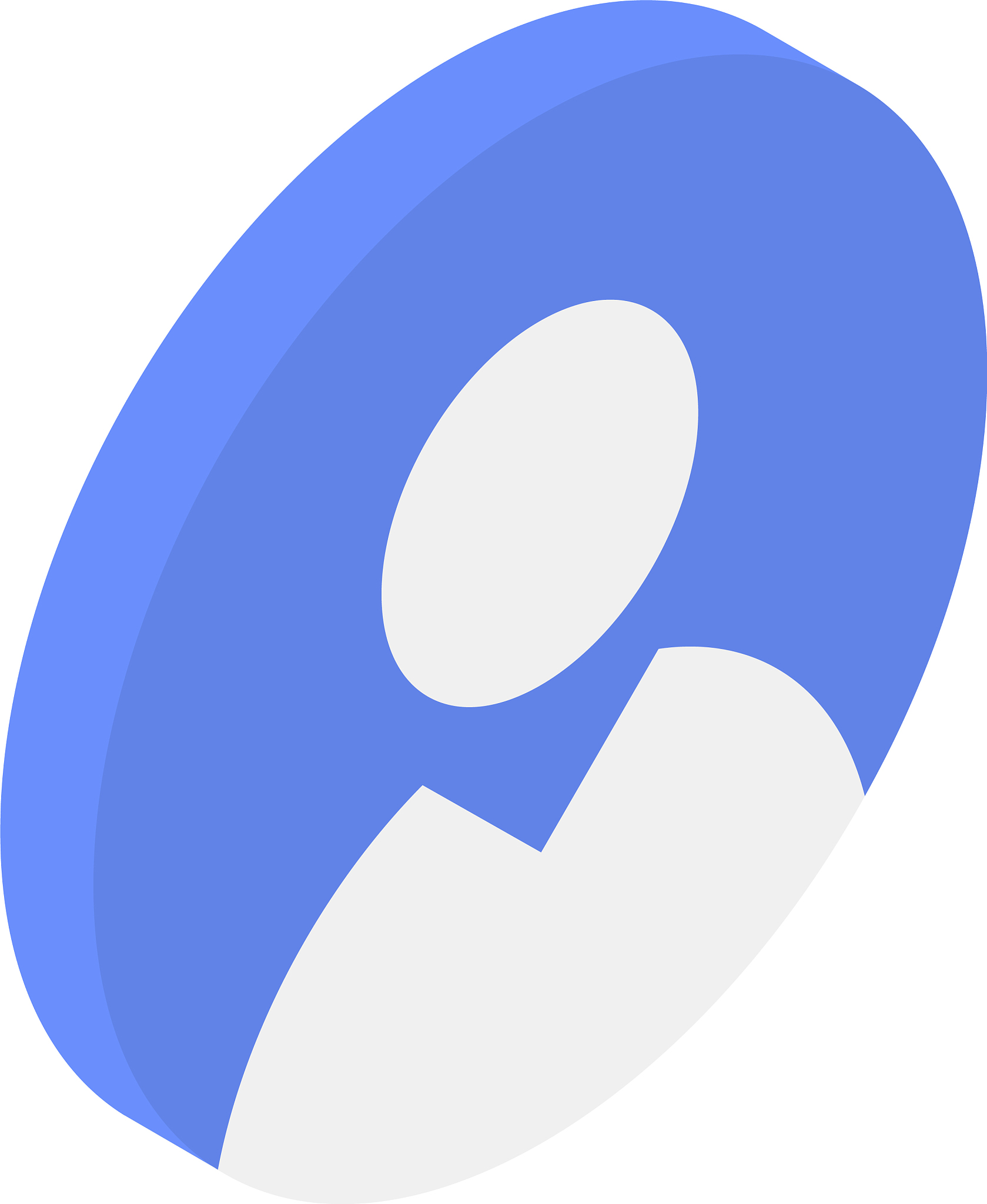 social media avatar icon isometric style