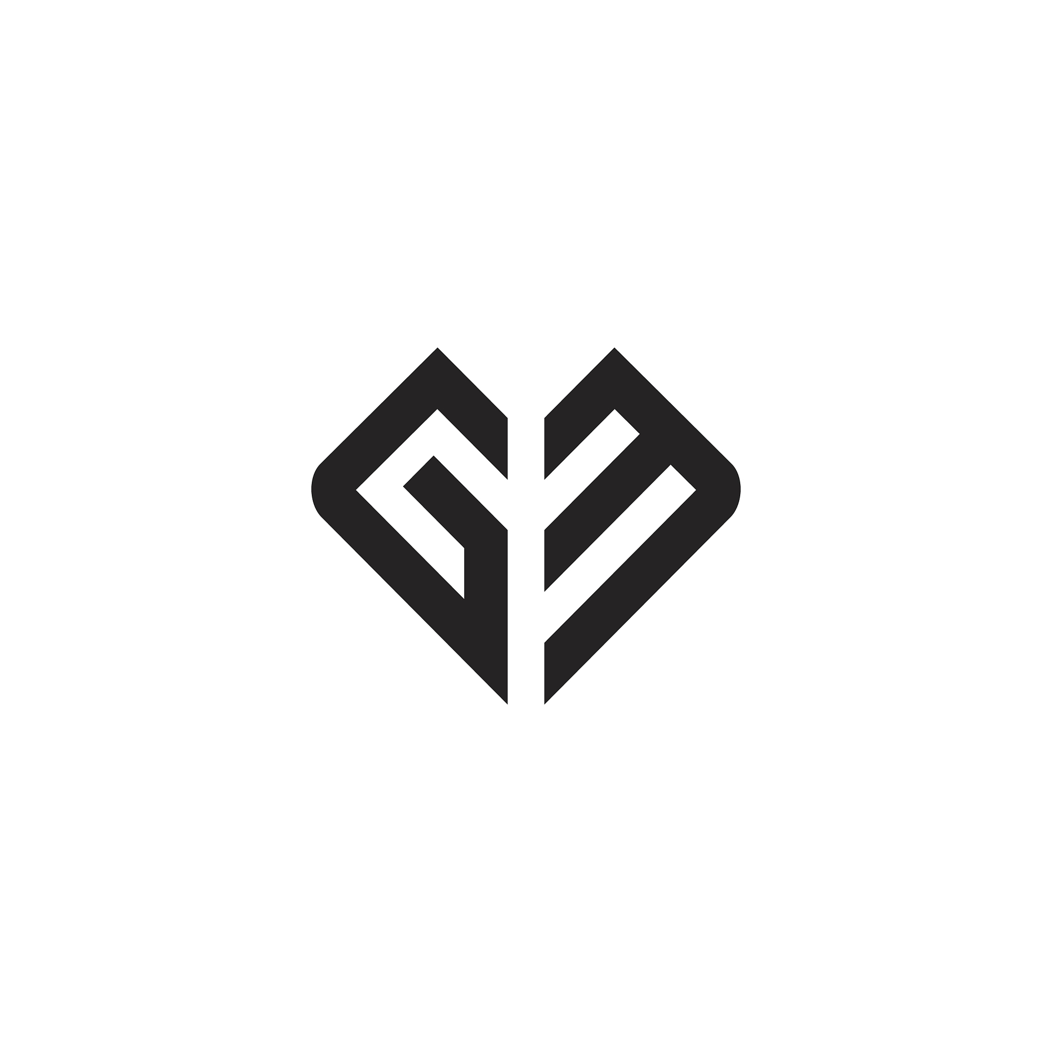gm letter logo icon design template elements
