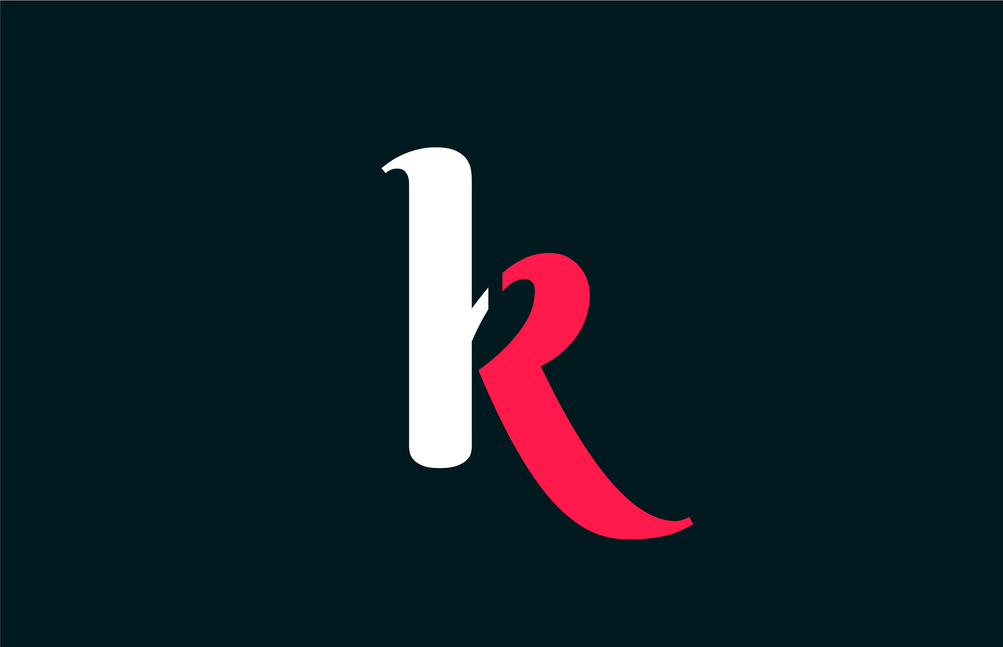 k alphabet letter logo design suitable for a