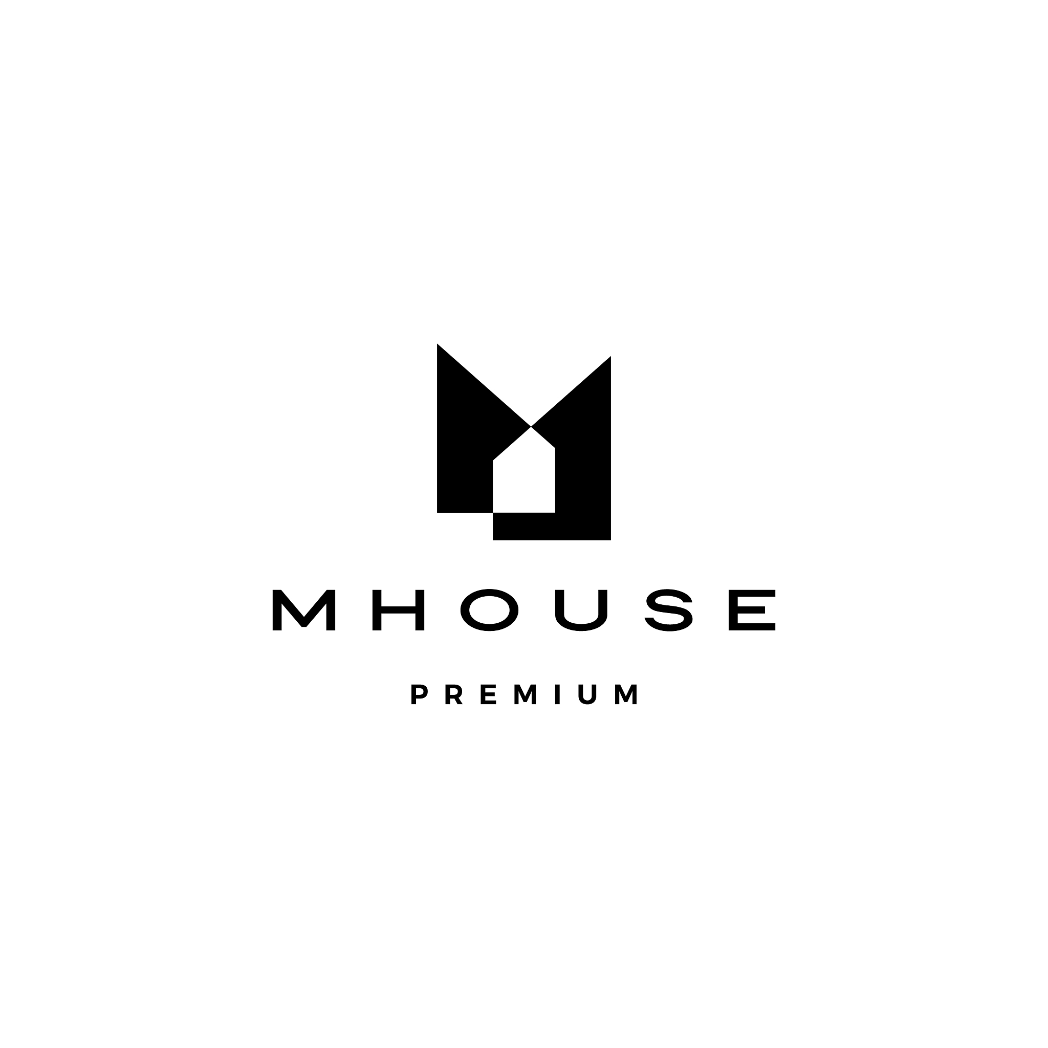 m house logo icon