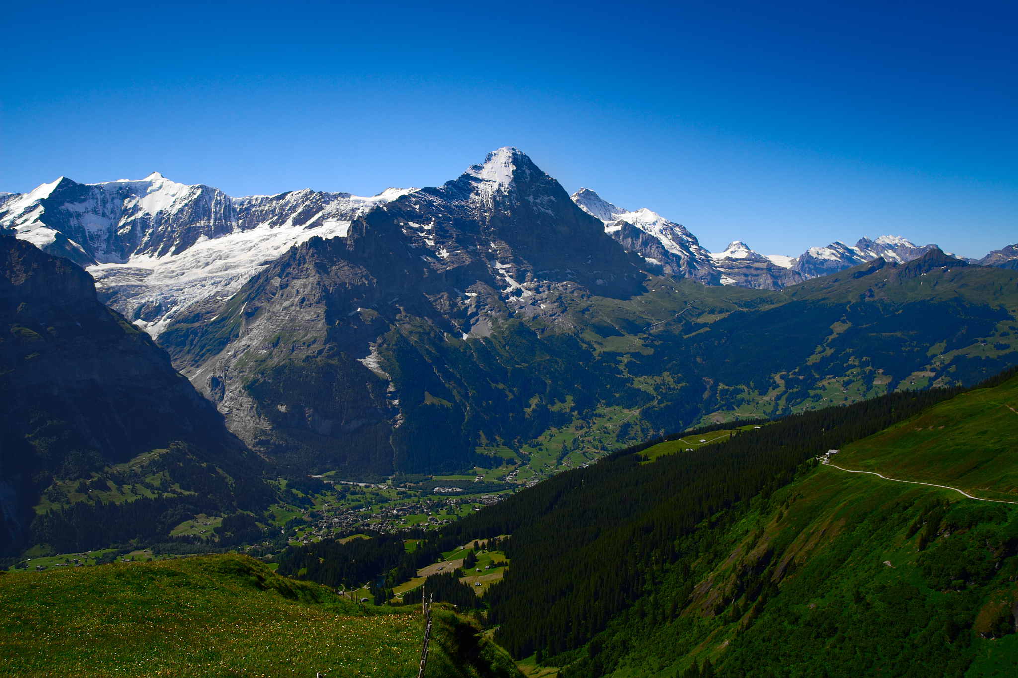 grindelwald and eiger north face