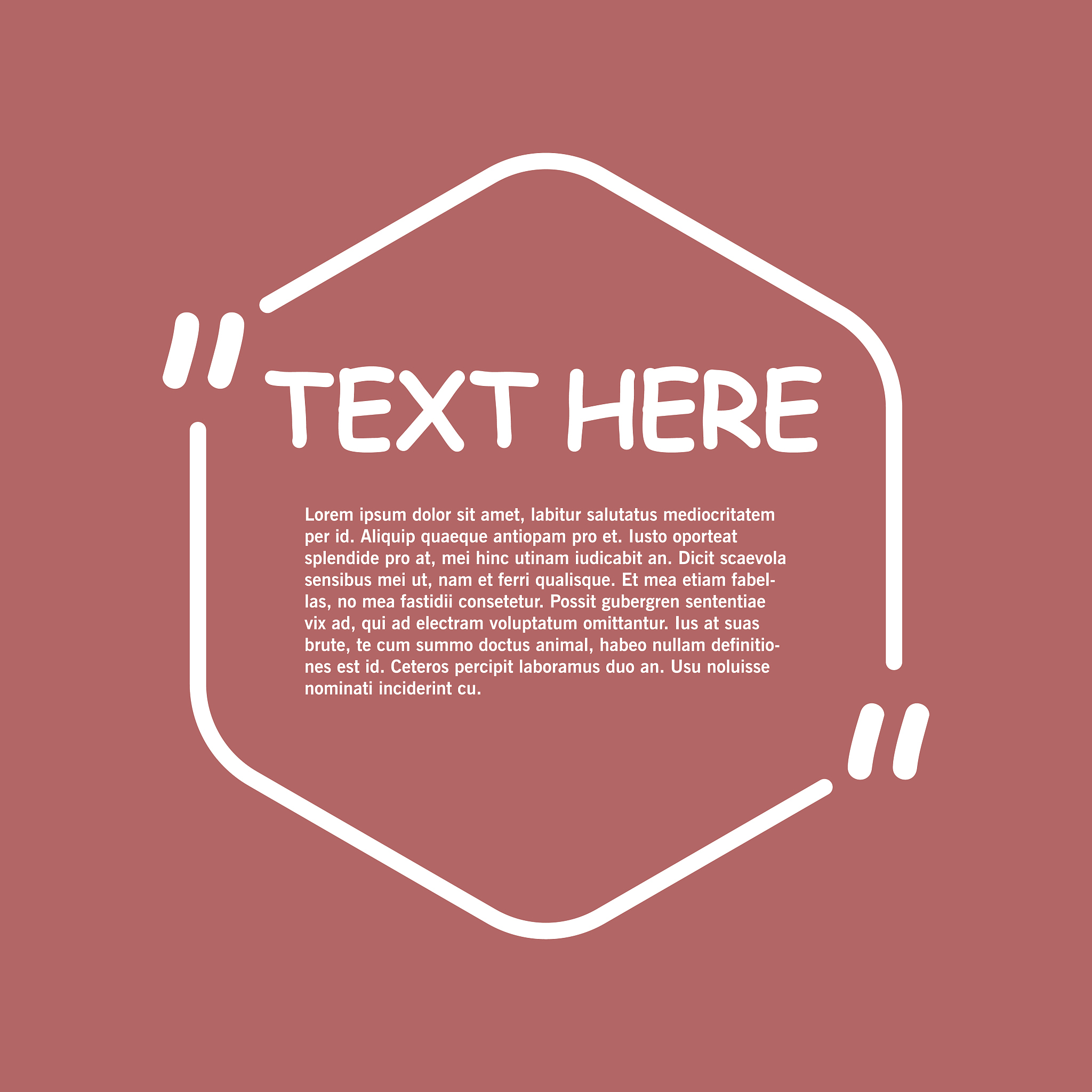icon of quotation. speech bubble template with quote sign, symbo