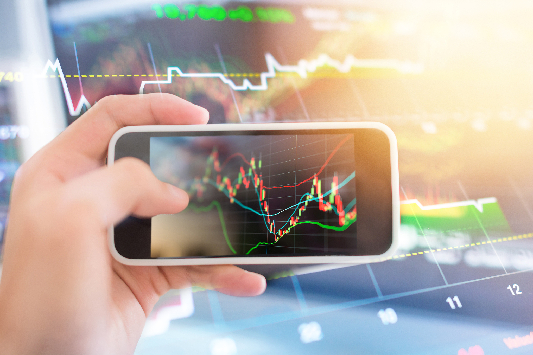 investment theme stockmarket and finance business analysis stock