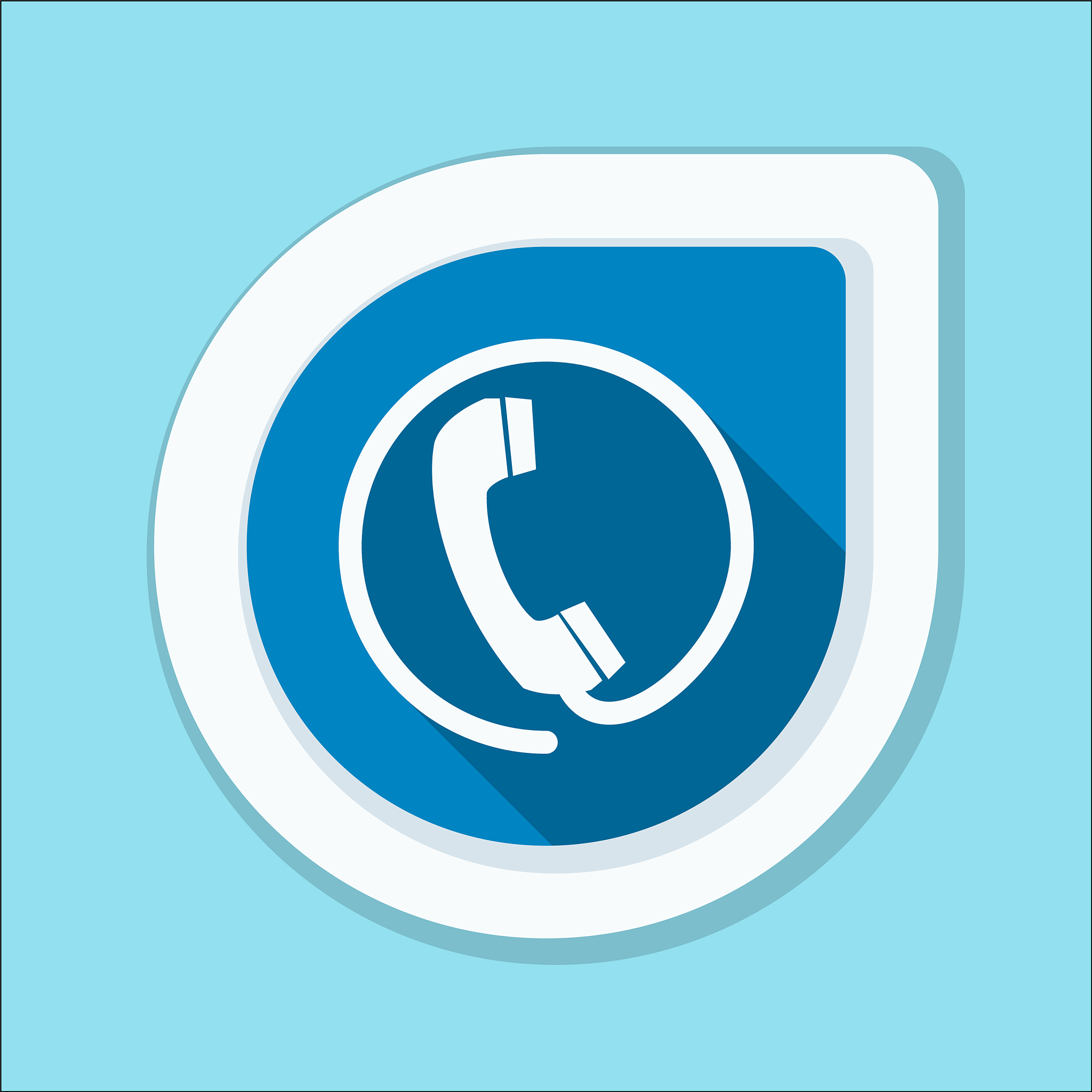 contact phone button