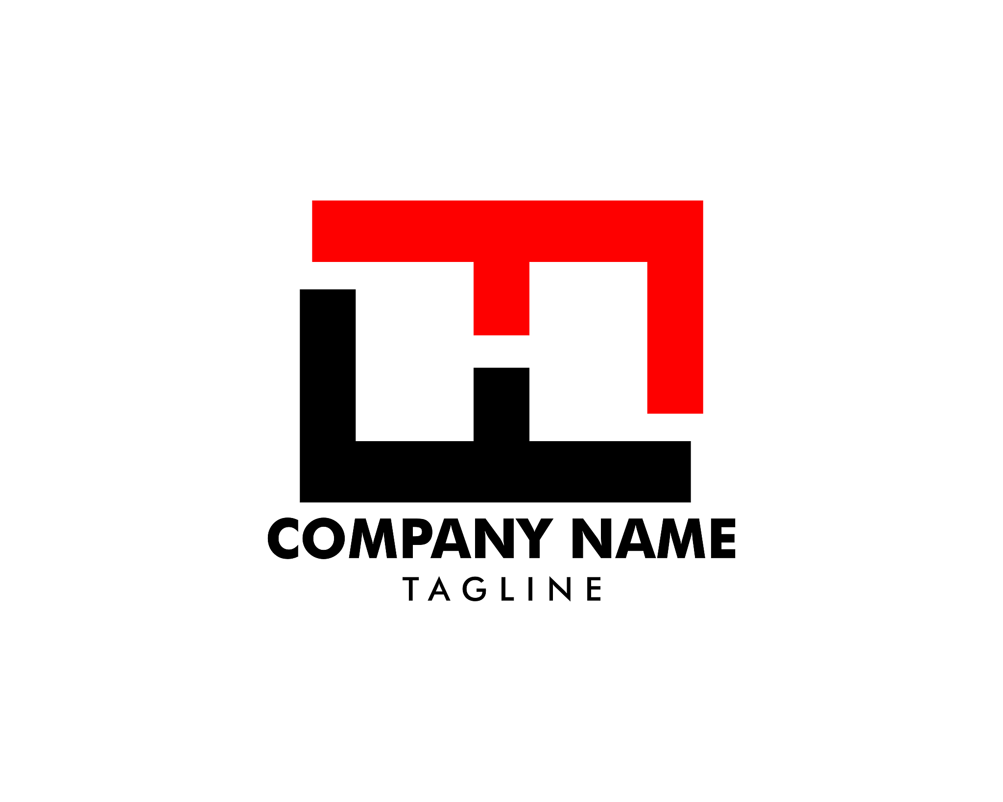 initial letter h   template design
