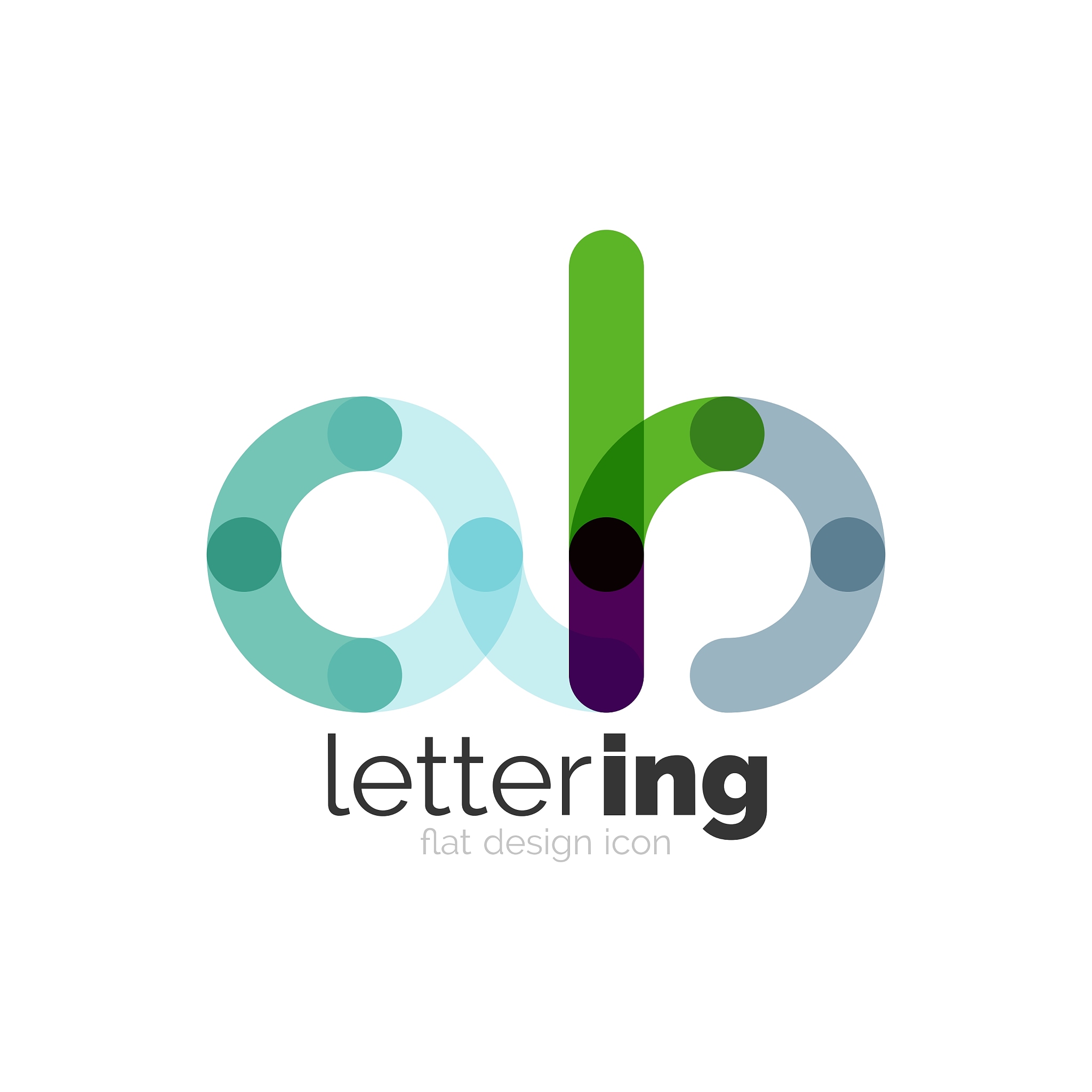 letter logo business icon