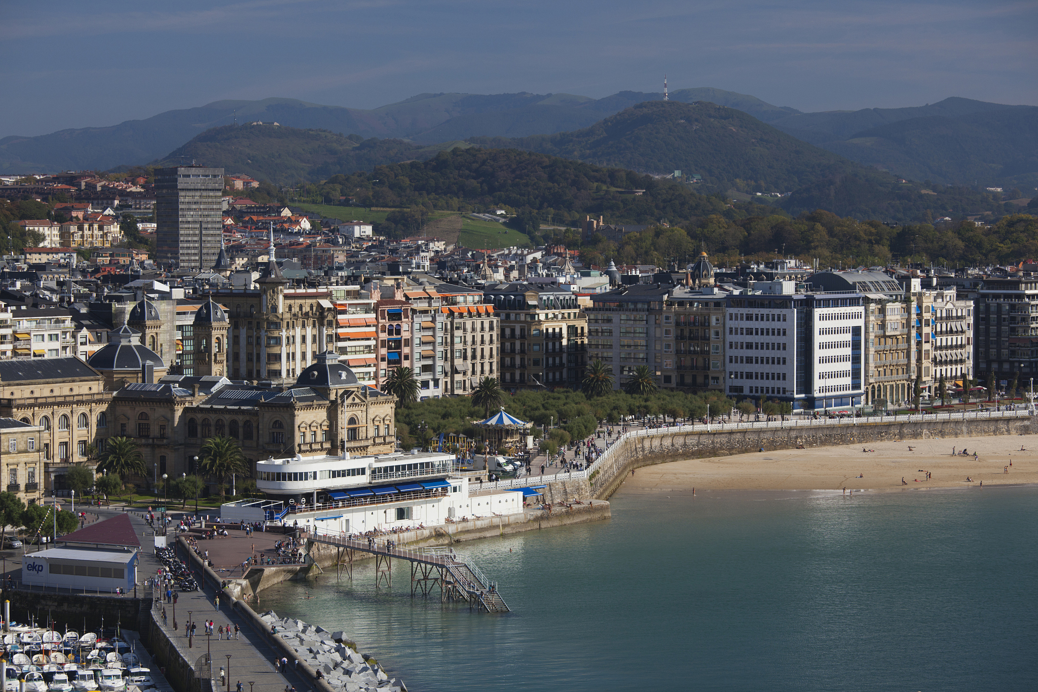 city waterfront.
