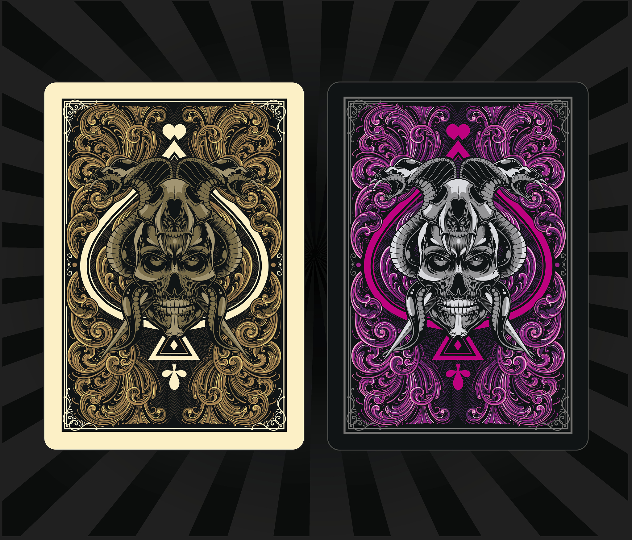 纸牌插画设计步骤：从创意到制作