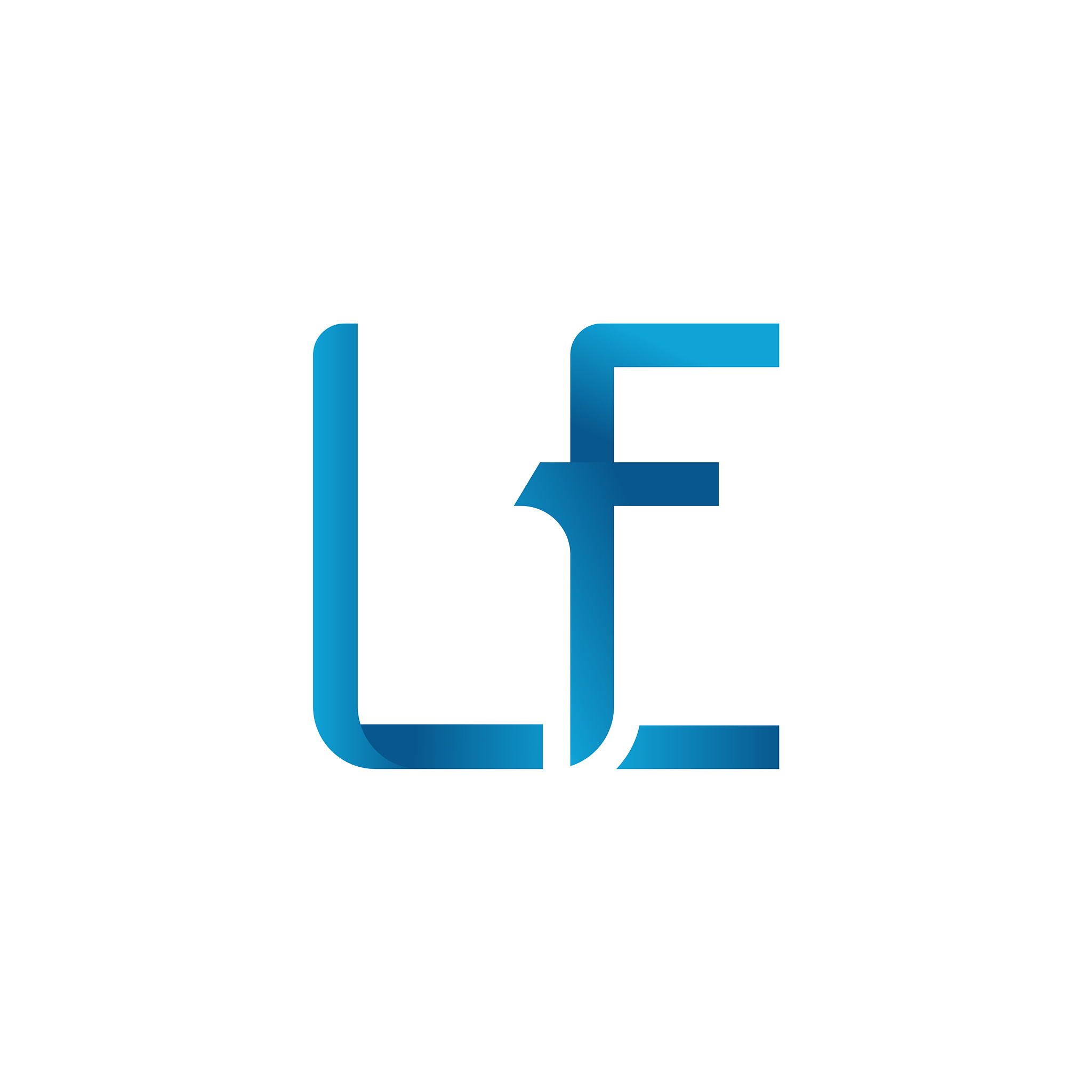 initial le letter business logo design template