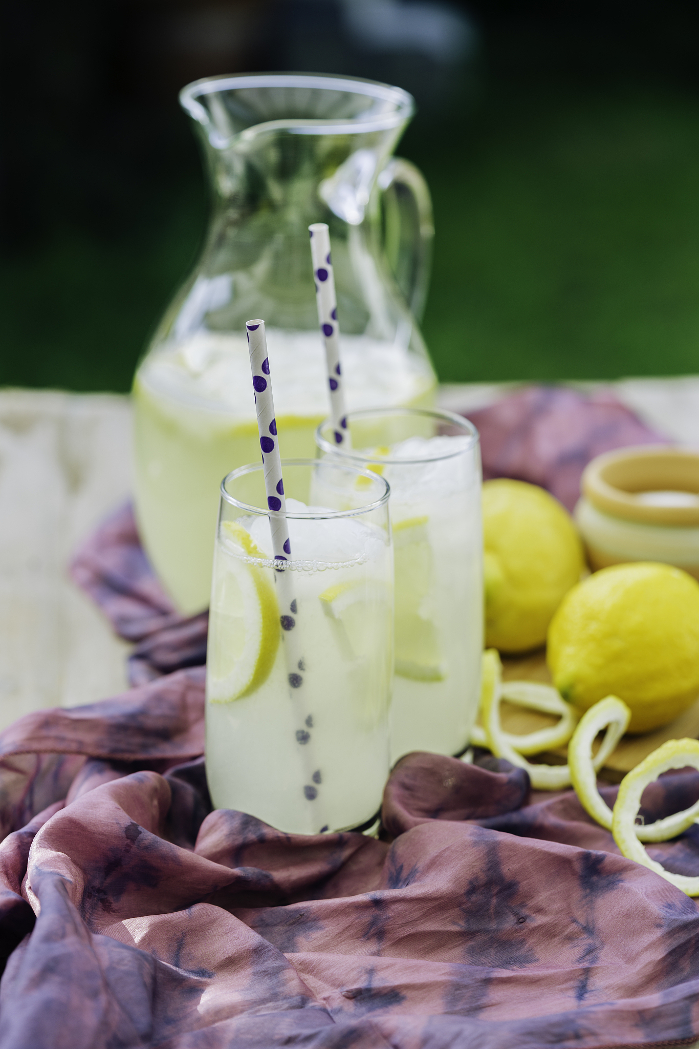 fresh homemade lemonade