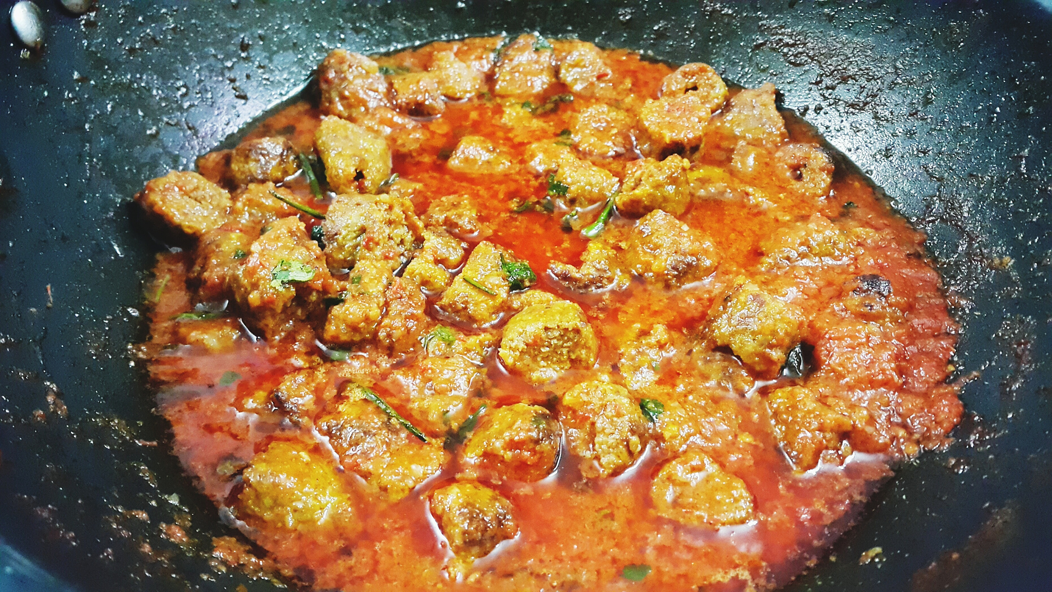 close-up of food