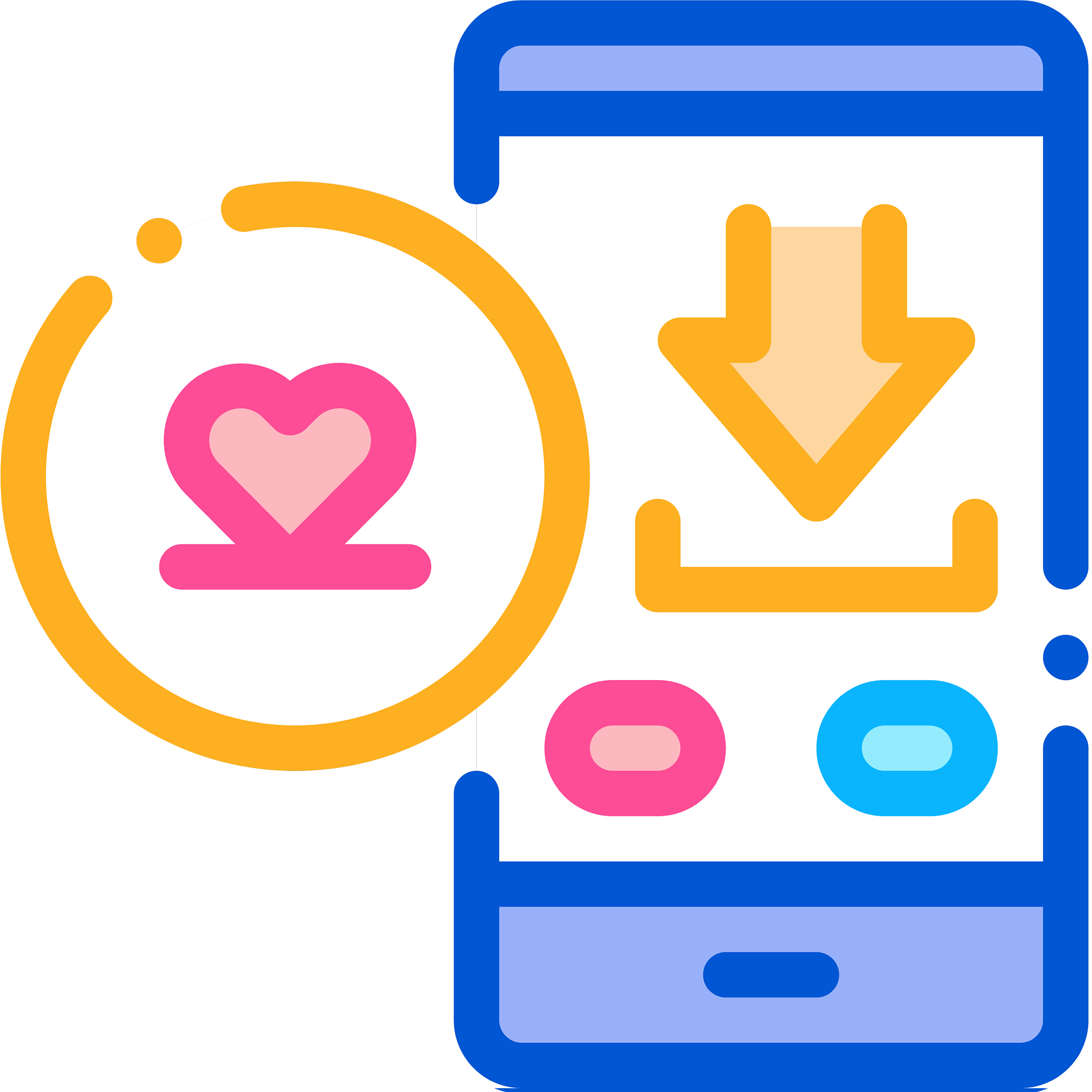 love chat download icon outline