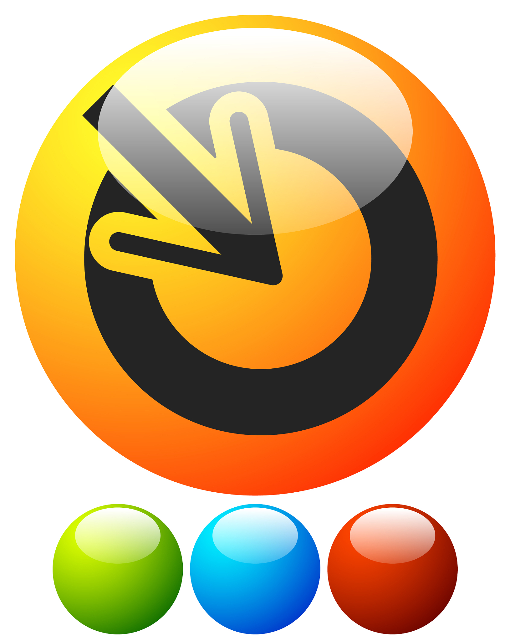 position accuracy alignment concept icon cursor