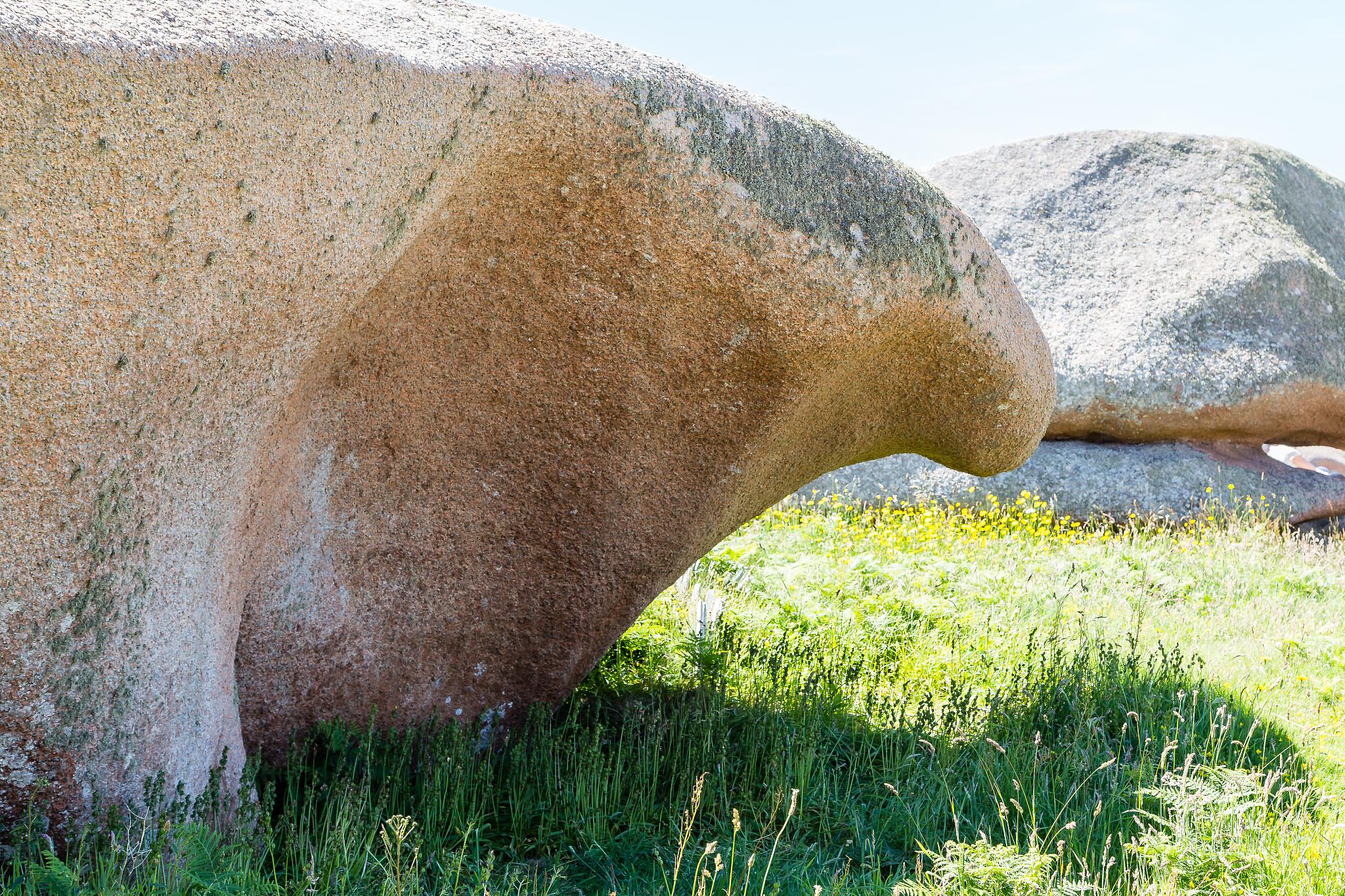 the carved rocks of the cte de granit rose, in brittany