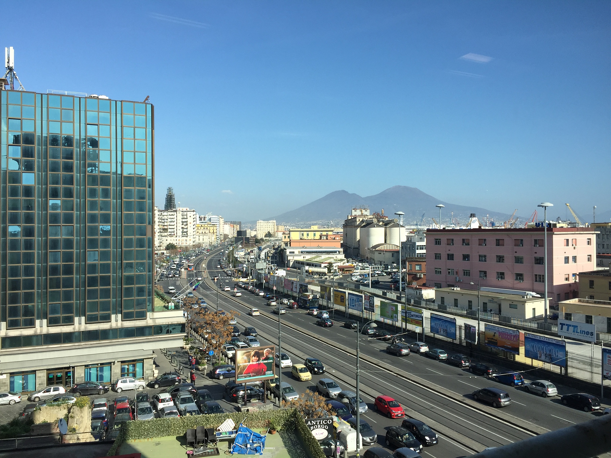 view of vesuvius