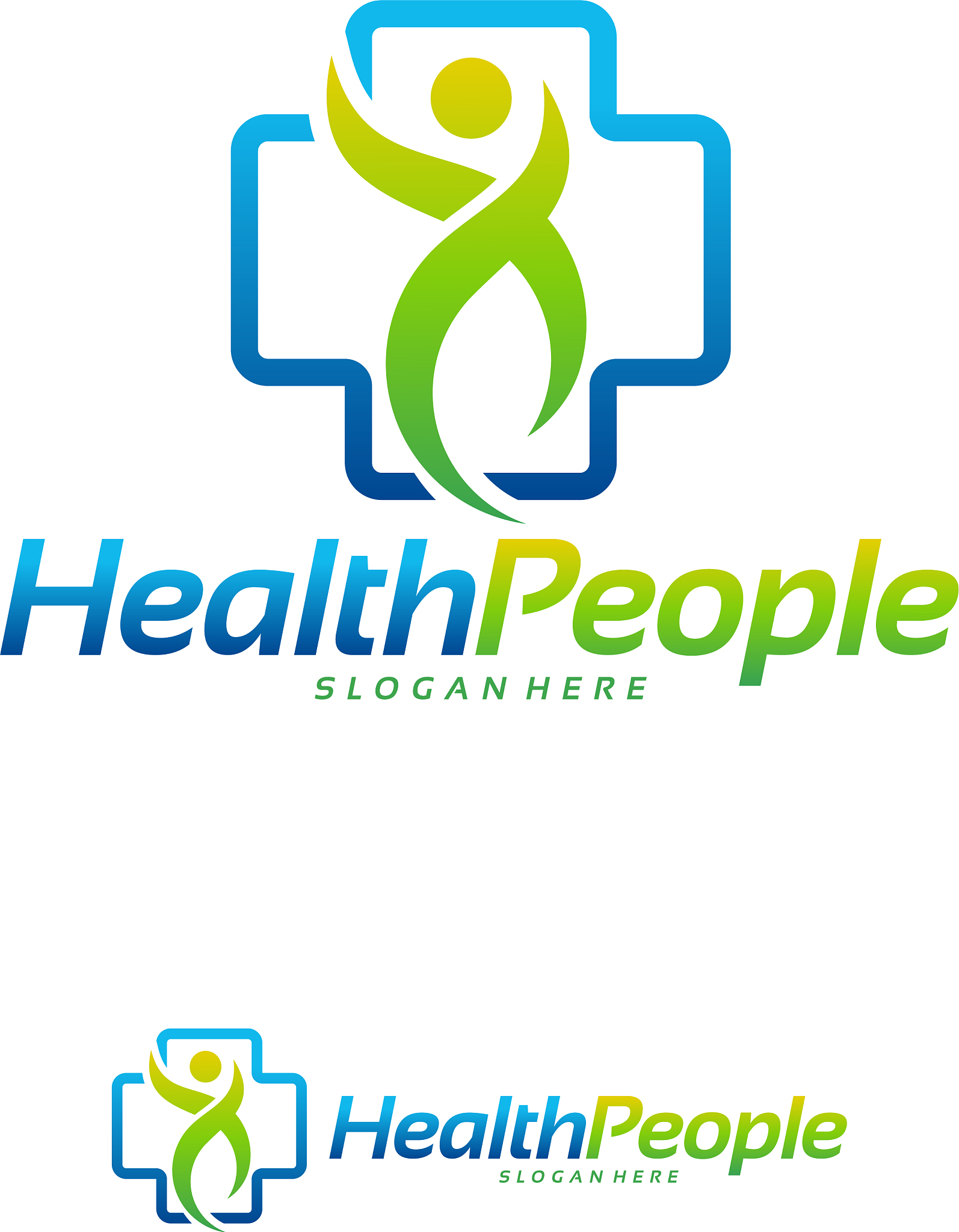 health people logo designs concept
