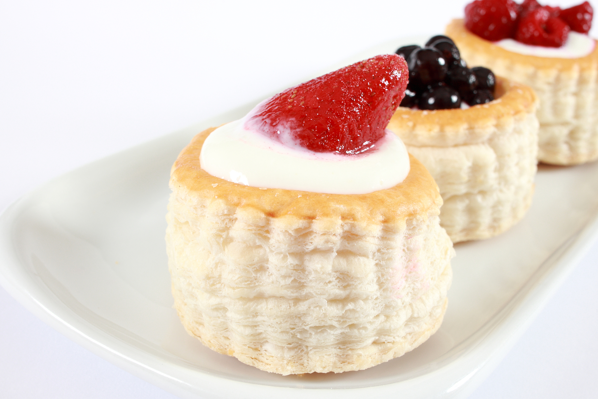 sweet and savory vol-au-vent puff pastry