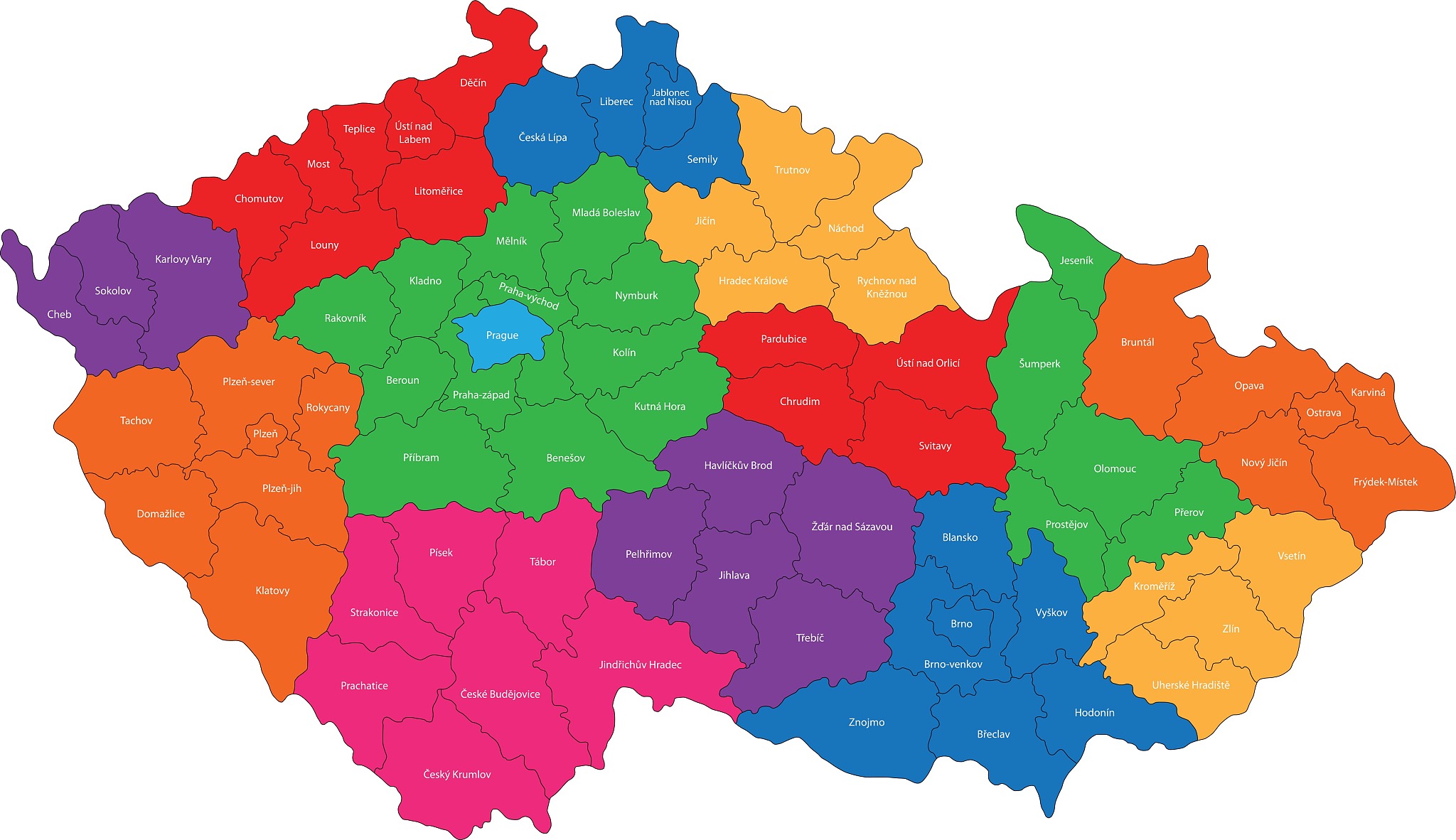 czech republic map