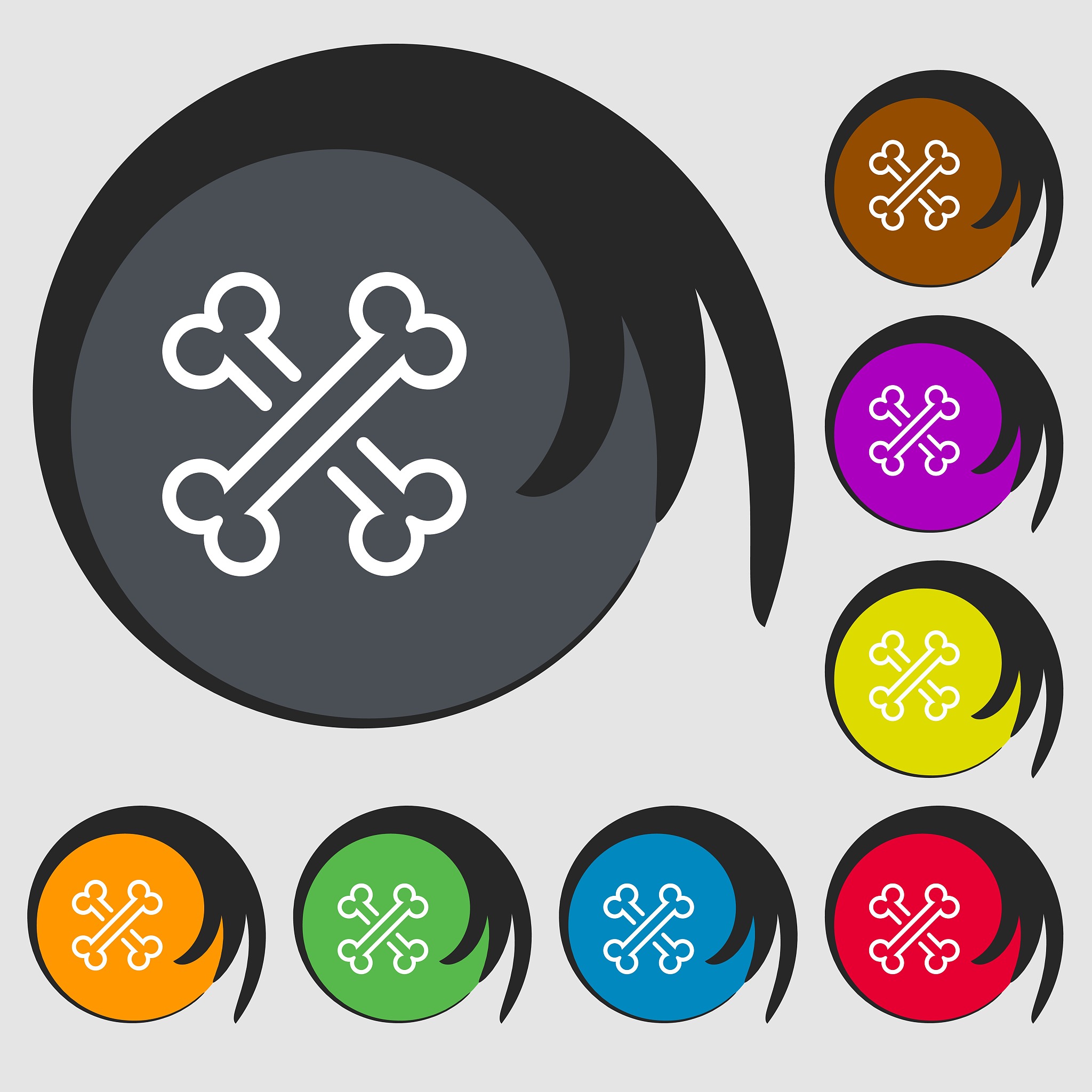 <strong>品牌</strong>名称,标志,矢量,插画,按钮,数字8,动物骨,中心,符号,脊柱