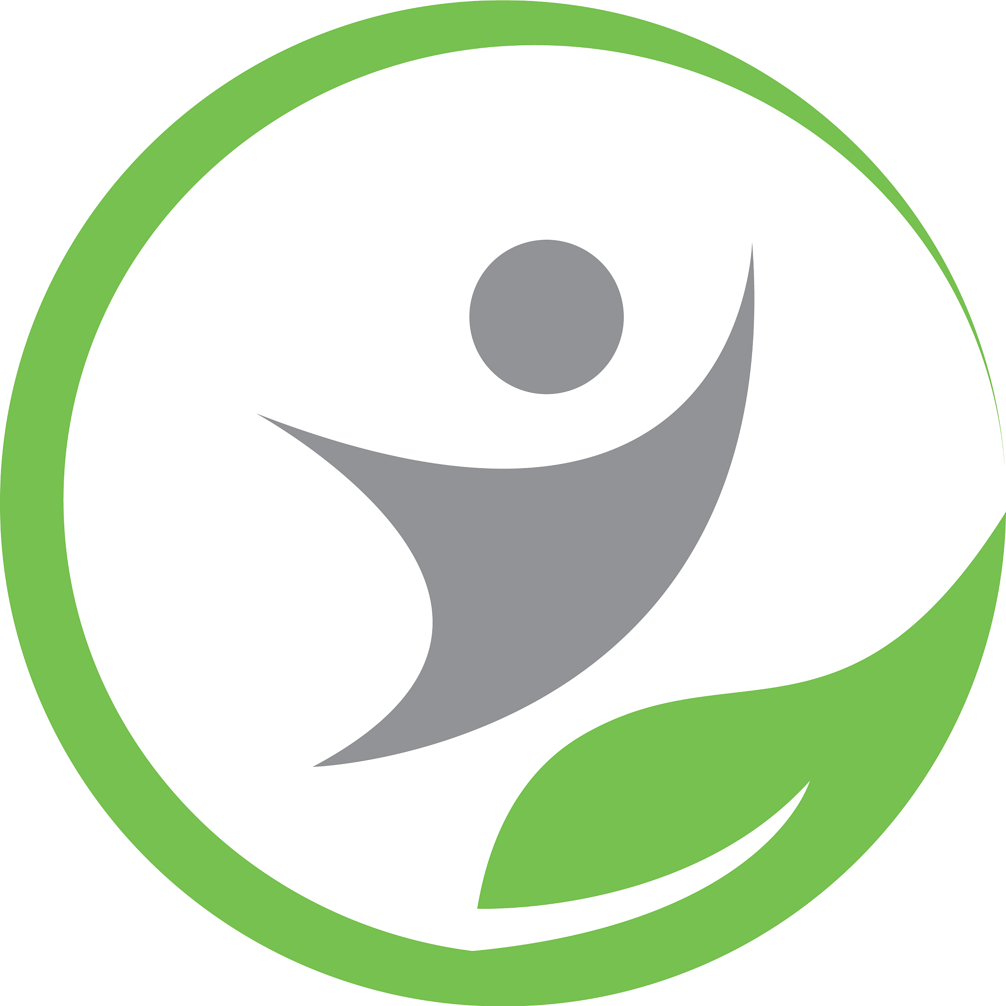 natural wellness logo icon design template