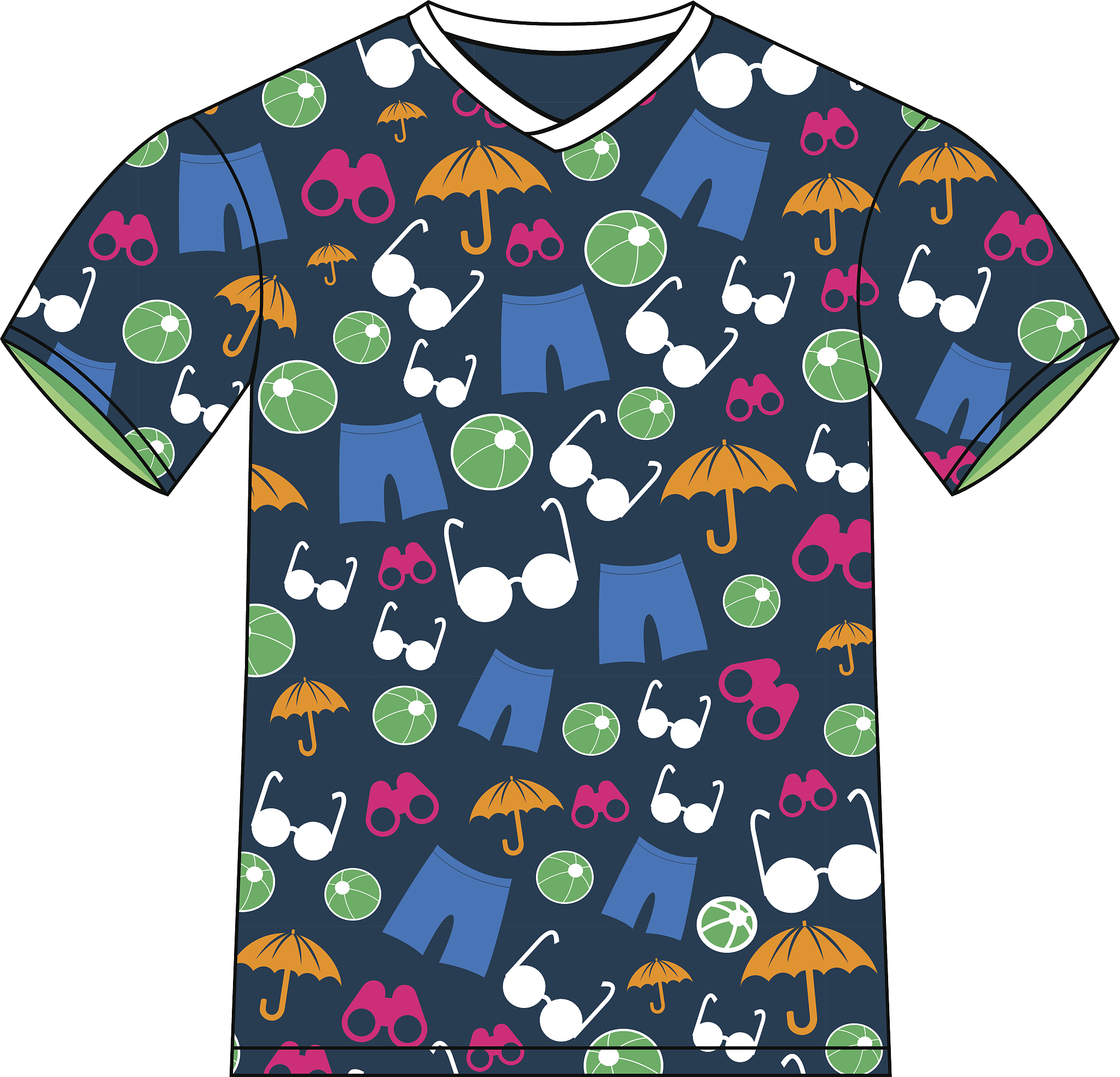 中国短袖市场中甜酷风的元素由哪些组成