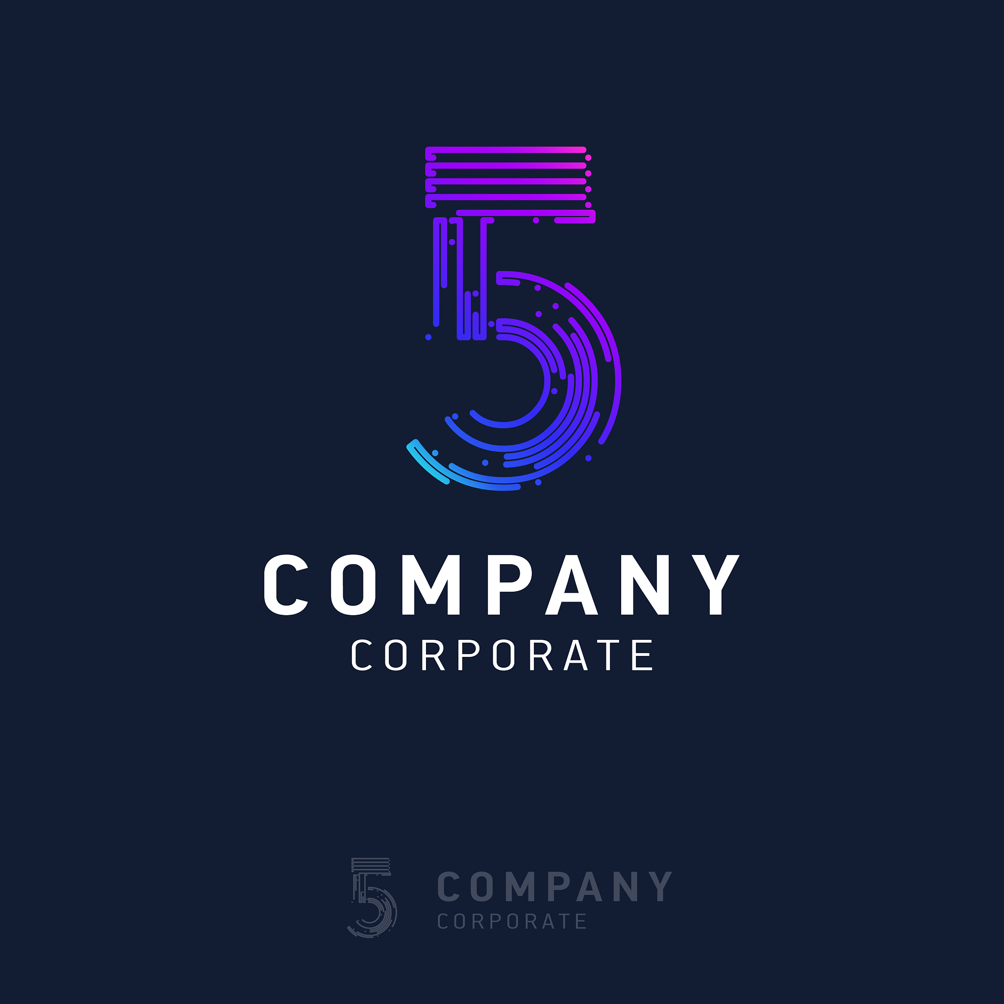 5 company logo design
