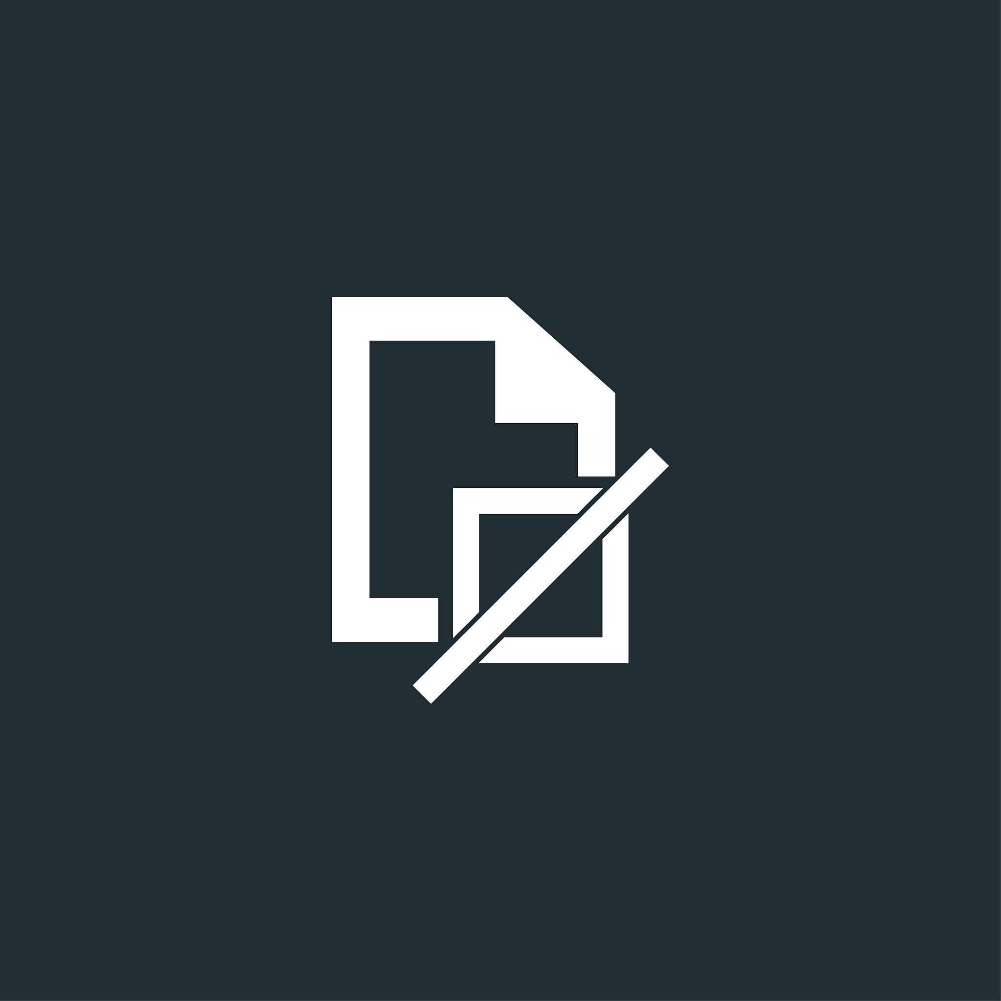 document inside your document is deleted icon