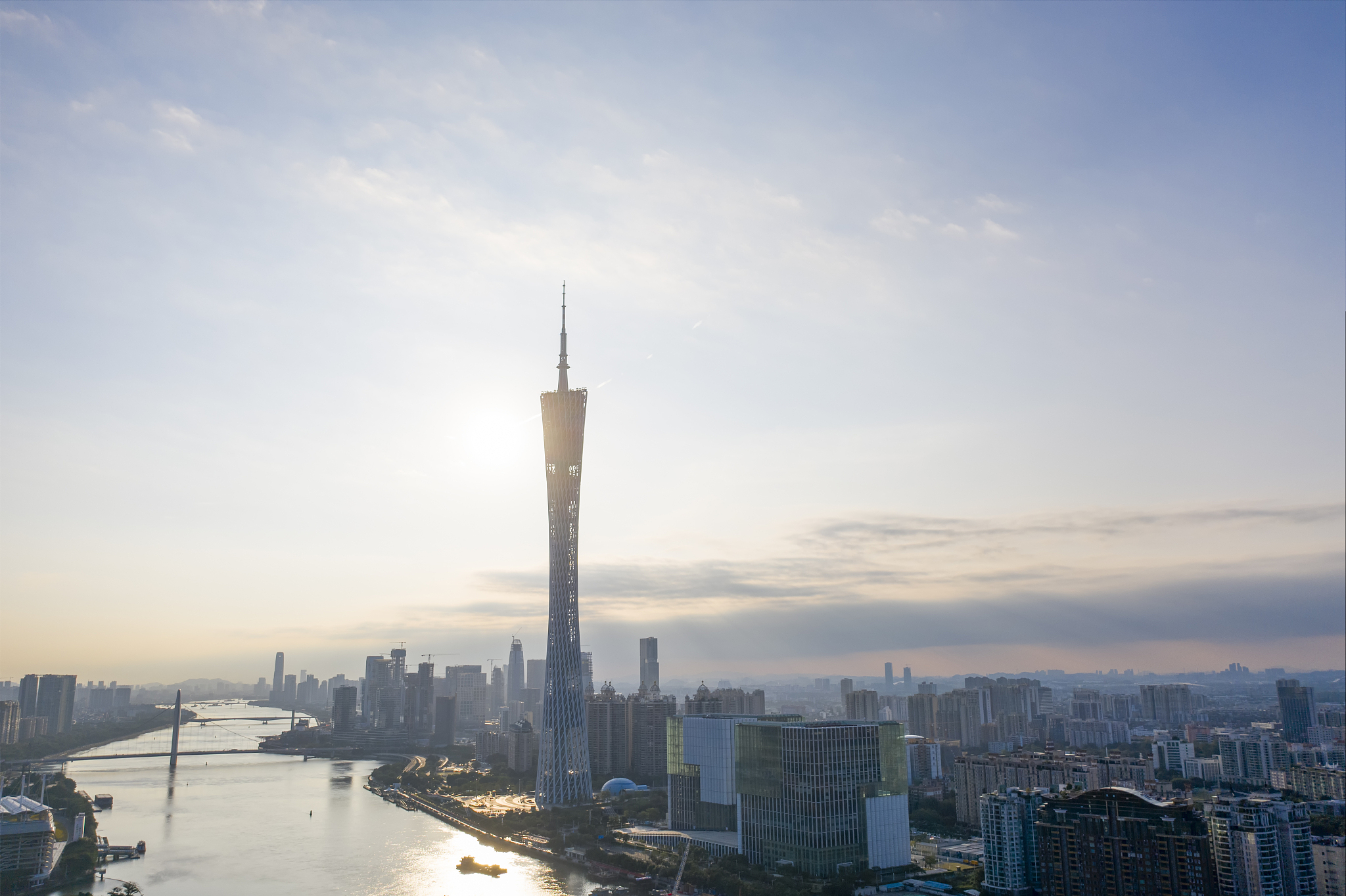 中国广州城市风光