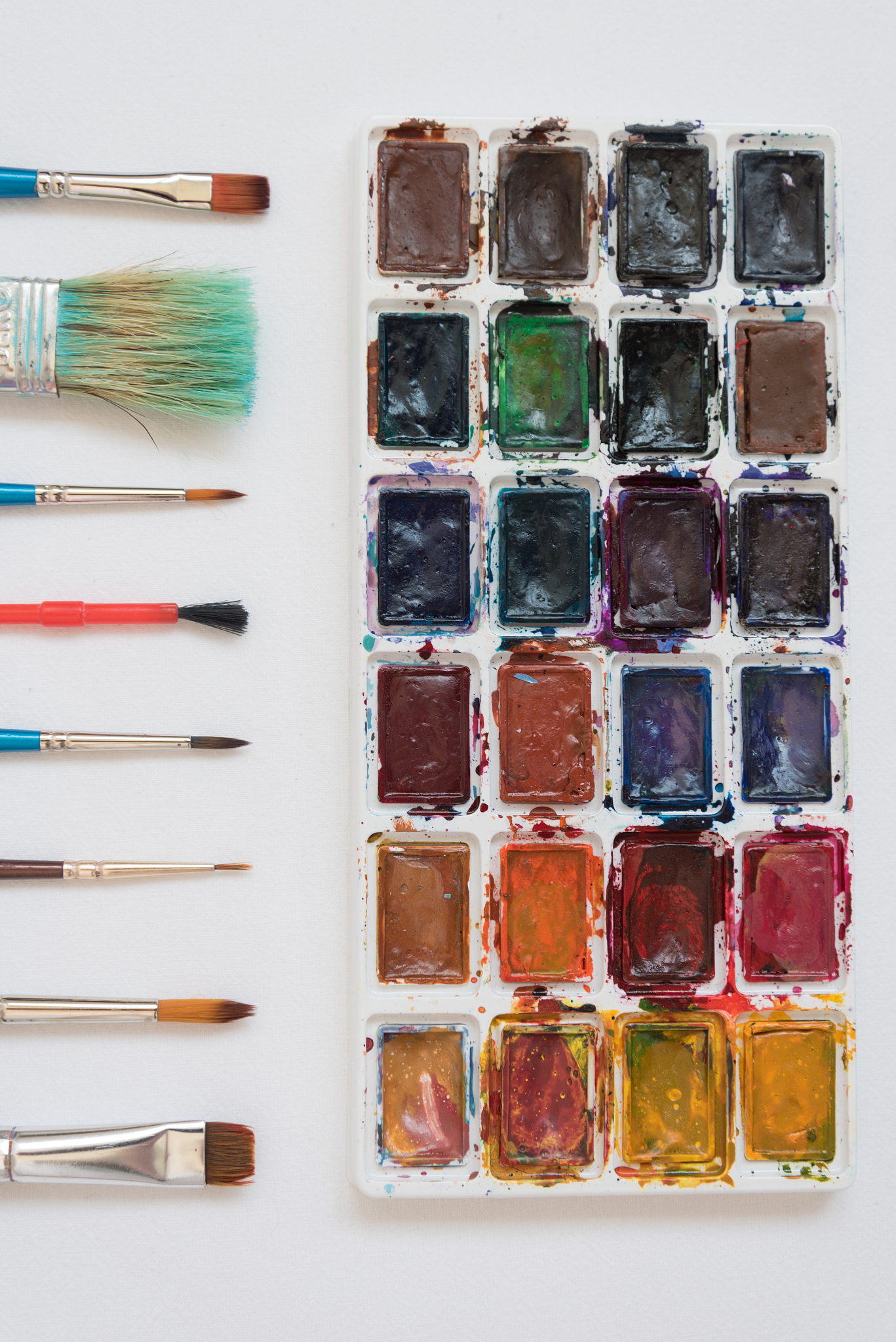 鲁本斯油画材料：颜料、油介质、画布和画笔