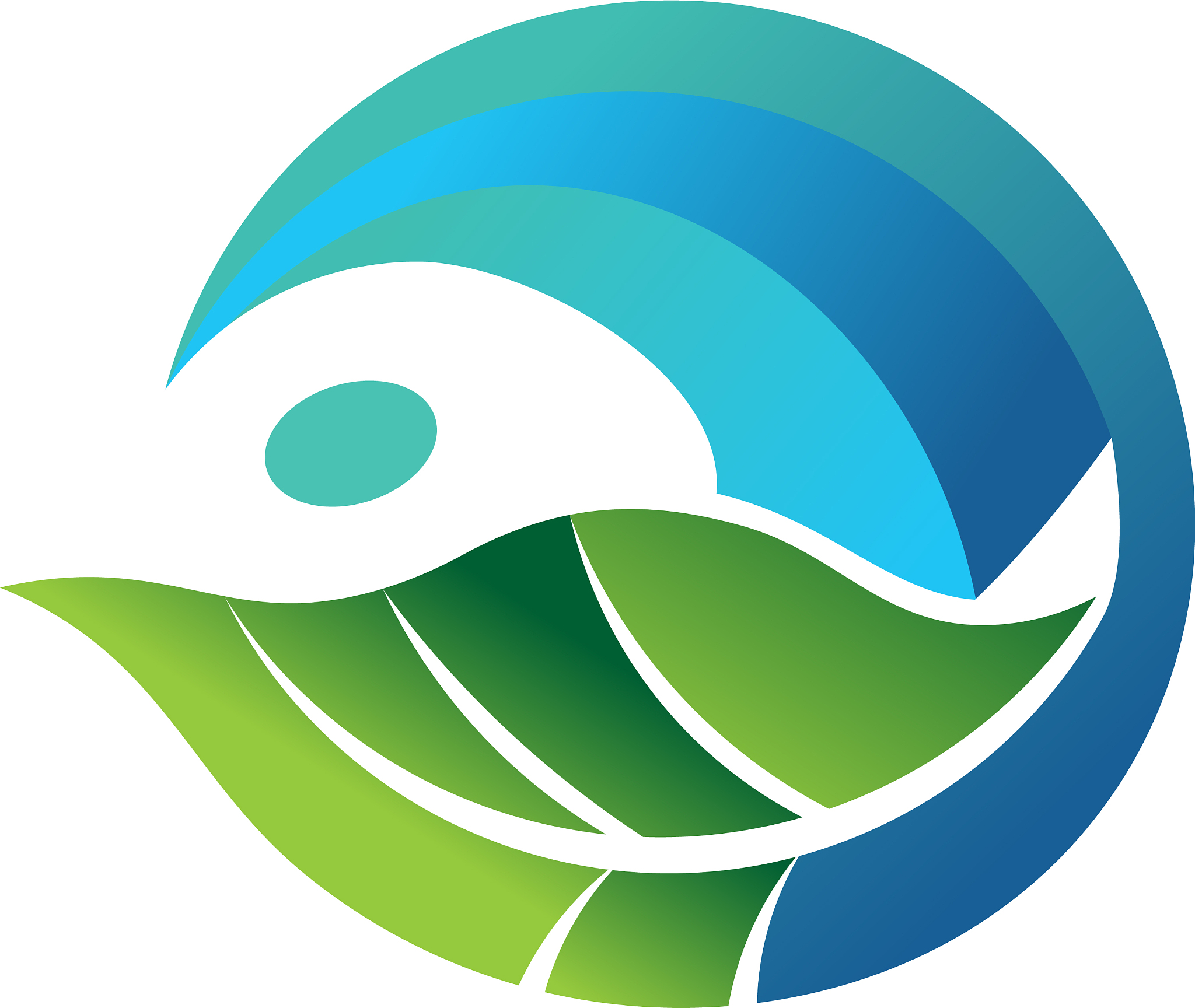 leaf and people logo template