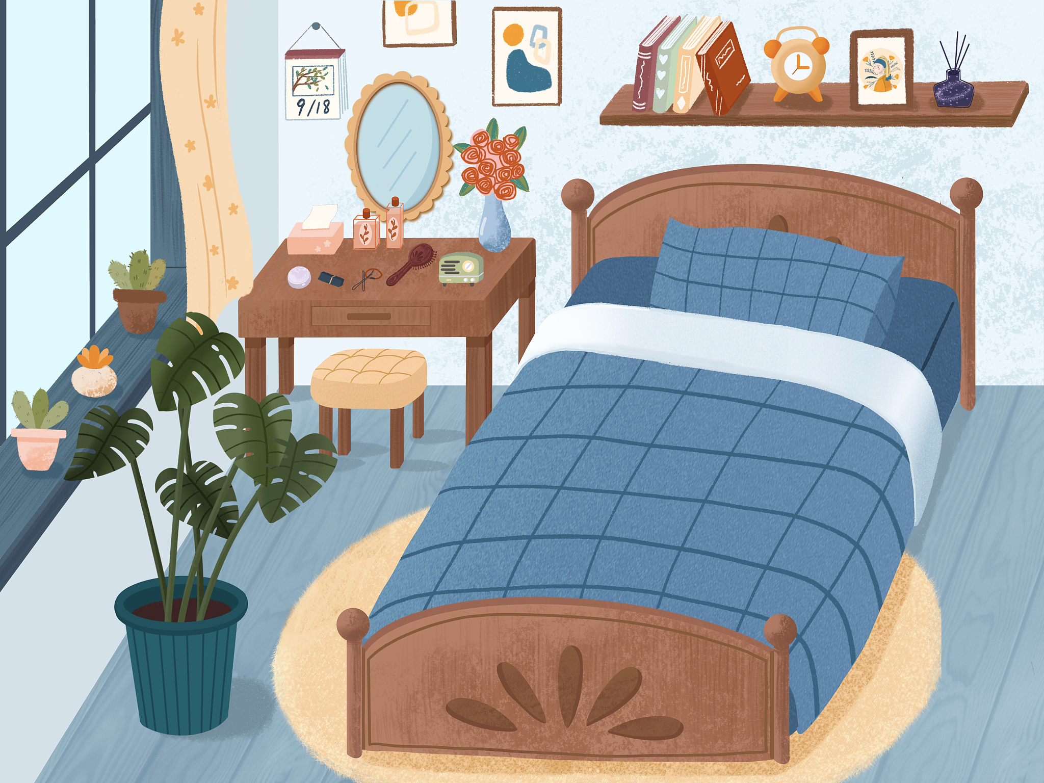 correct the sentence and make it more colloquialwell no doubt its gonna be my my bedroom I spend most of the time in my room like studying working and sleeping and I just feel comfortable to be in the